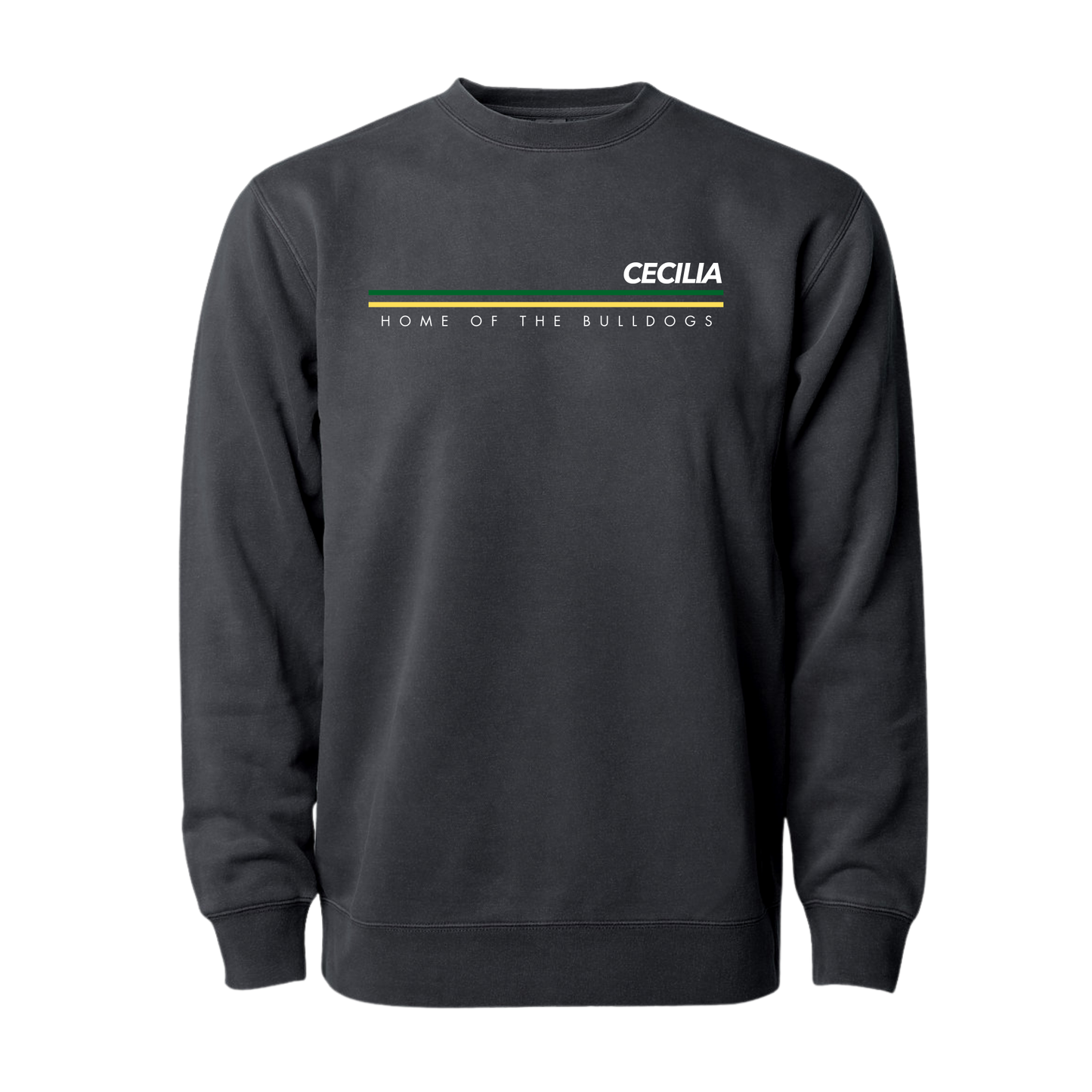 Classic Bulldog Crewneck Sweater (Black Pigment)