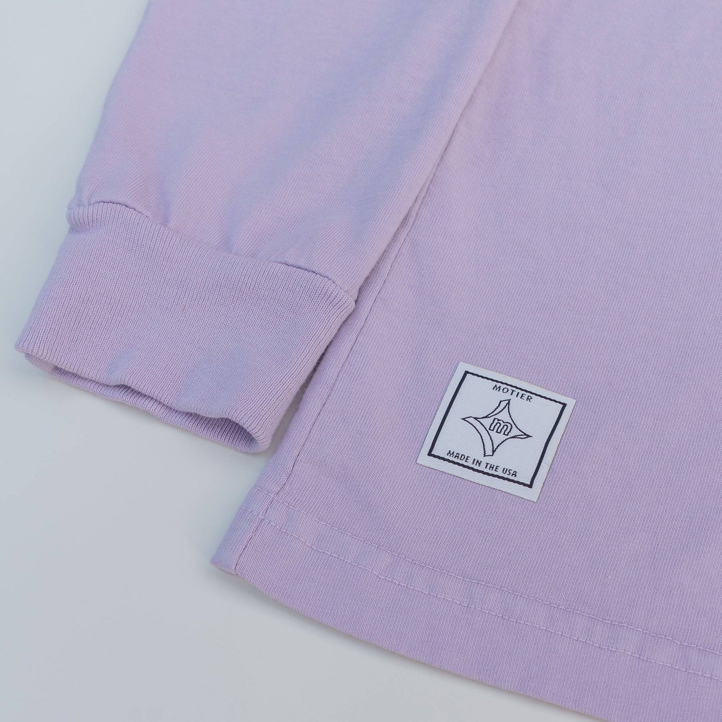 Motier Wavy Logo L/S Luxe Tee (Raindrops)