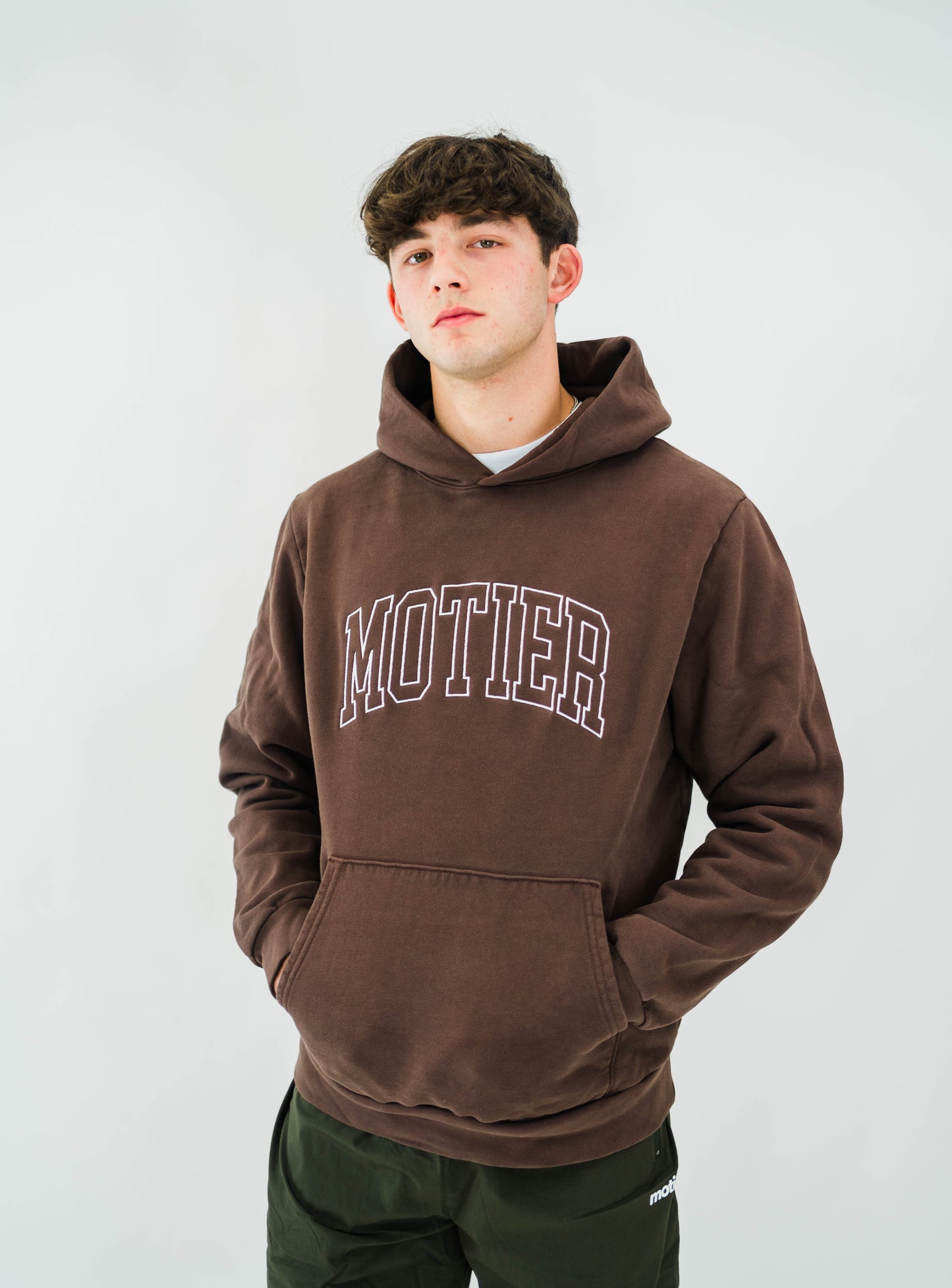 The Heritage Luxe Hoodie (French Roast) - Motier Lafayette