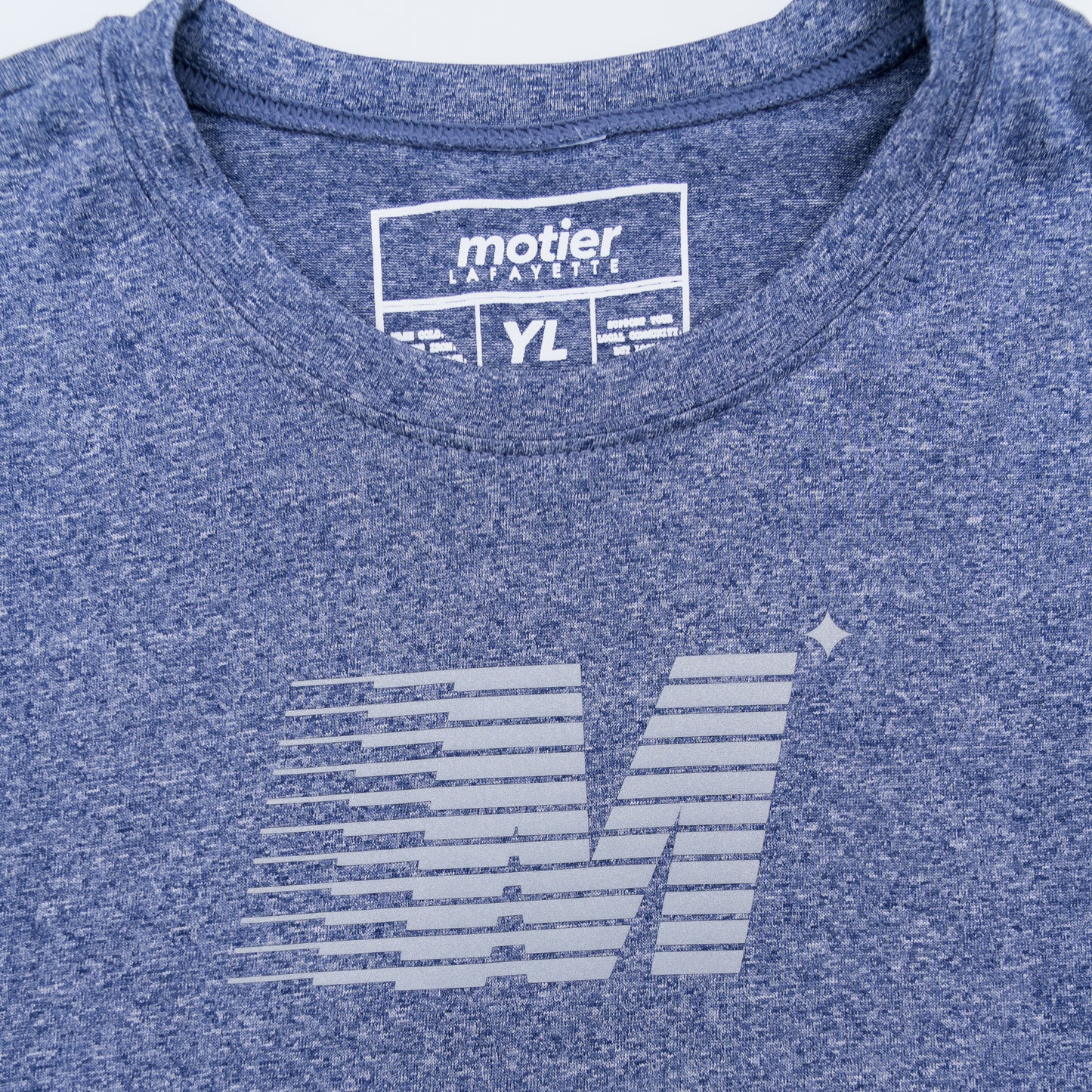 The Youth Retrospect Active Tee (Heather Navy) - Motier Lafayette