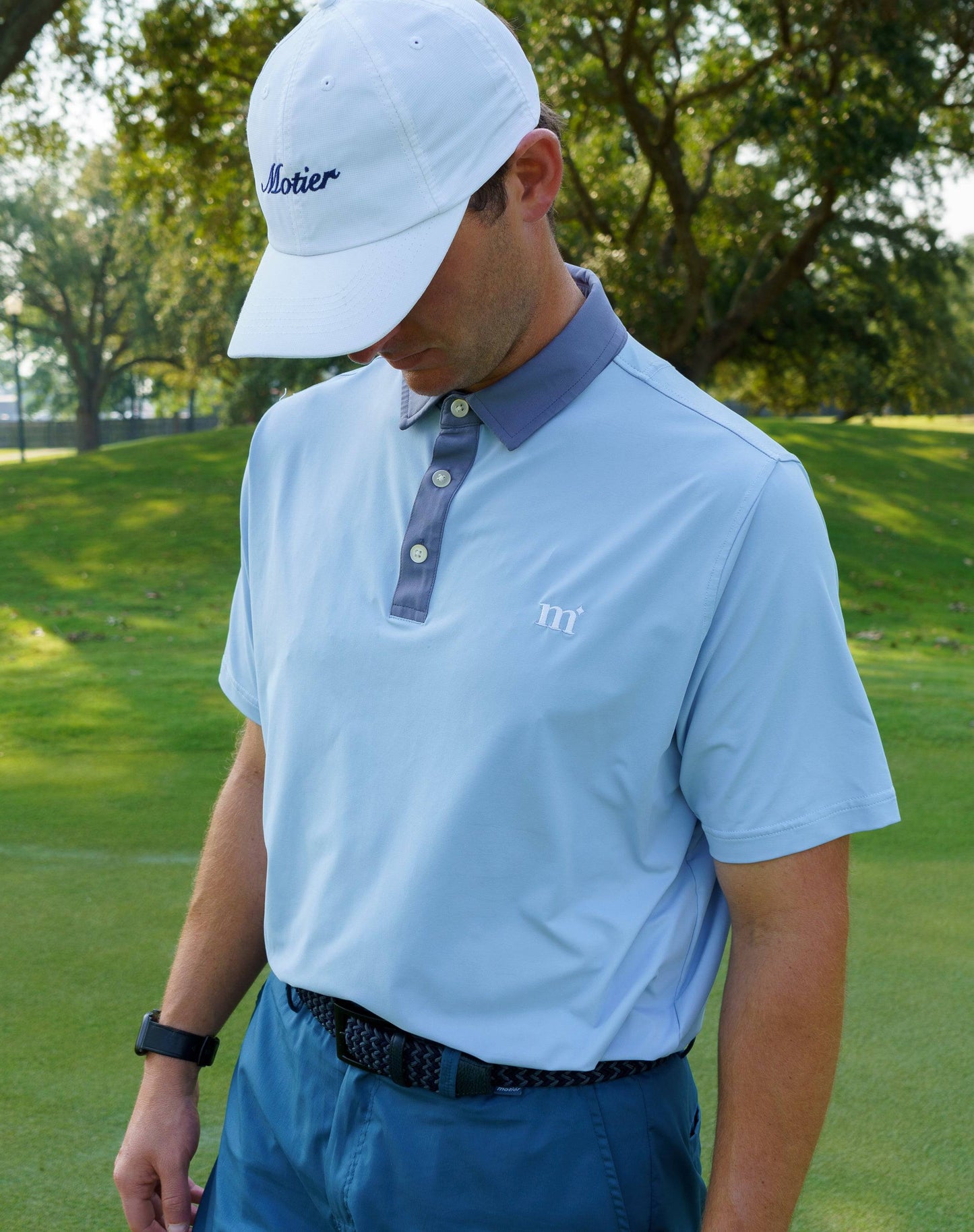 The Motier Tour Golf Polo (Morning Glory)