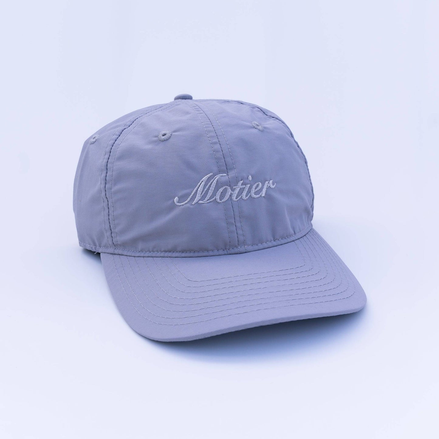 The Script Nylon Strapback (Grey) - Motier Lafayette