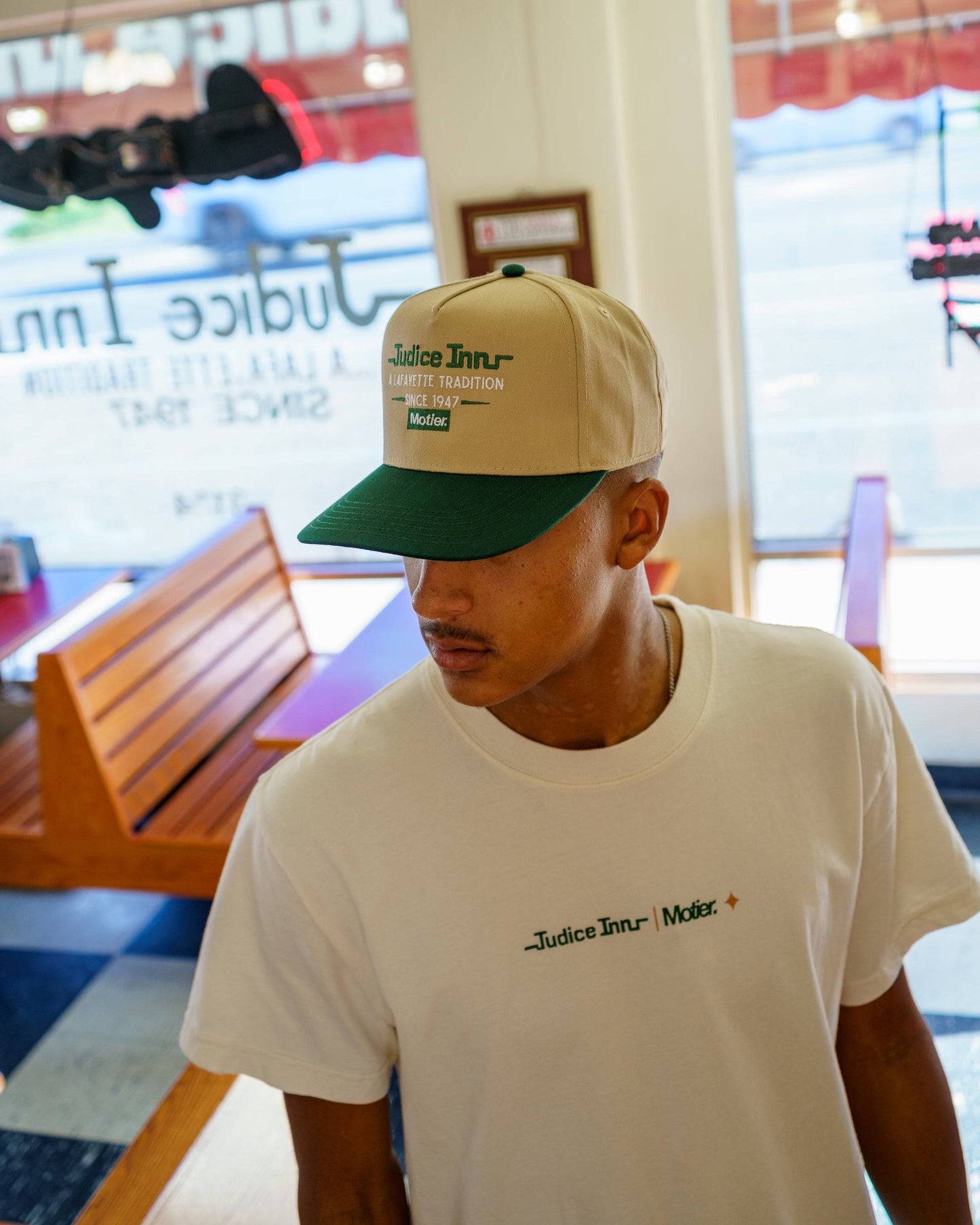 The Judice Retro Snapback (Tan/Green)
