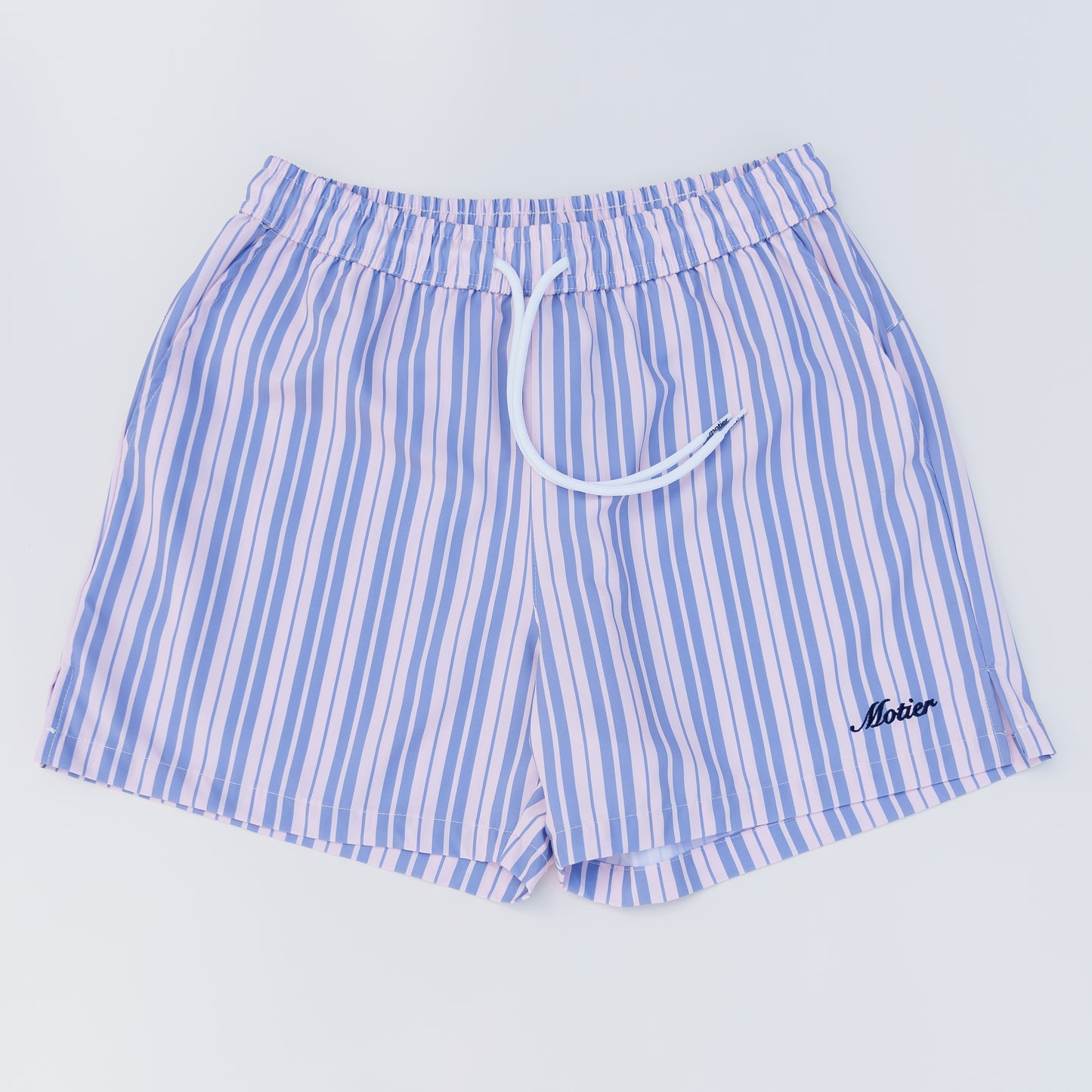 The Striped Lineage Boardshorts (Oxford/Sky Blue)