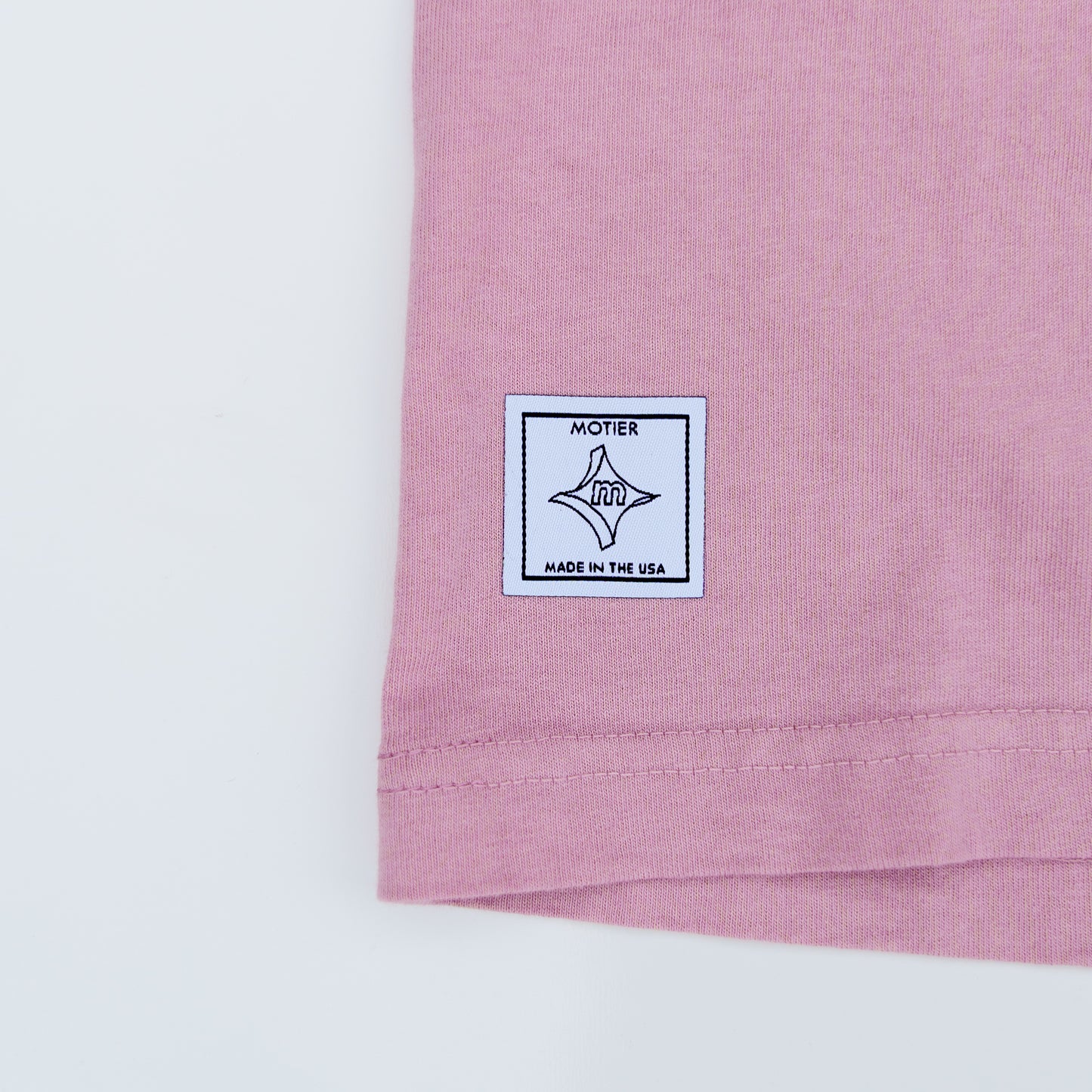 The Scramble Luxe Tee (Pale Mauve)
