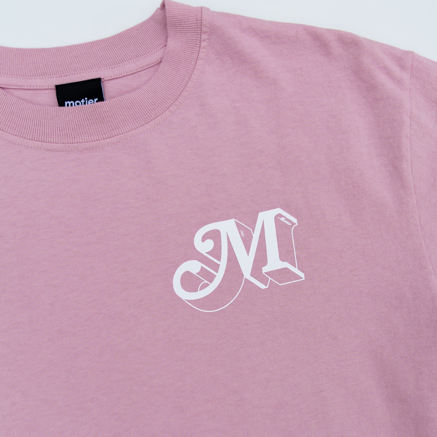 The Scramble Luxe Tee (Pale Mauve)