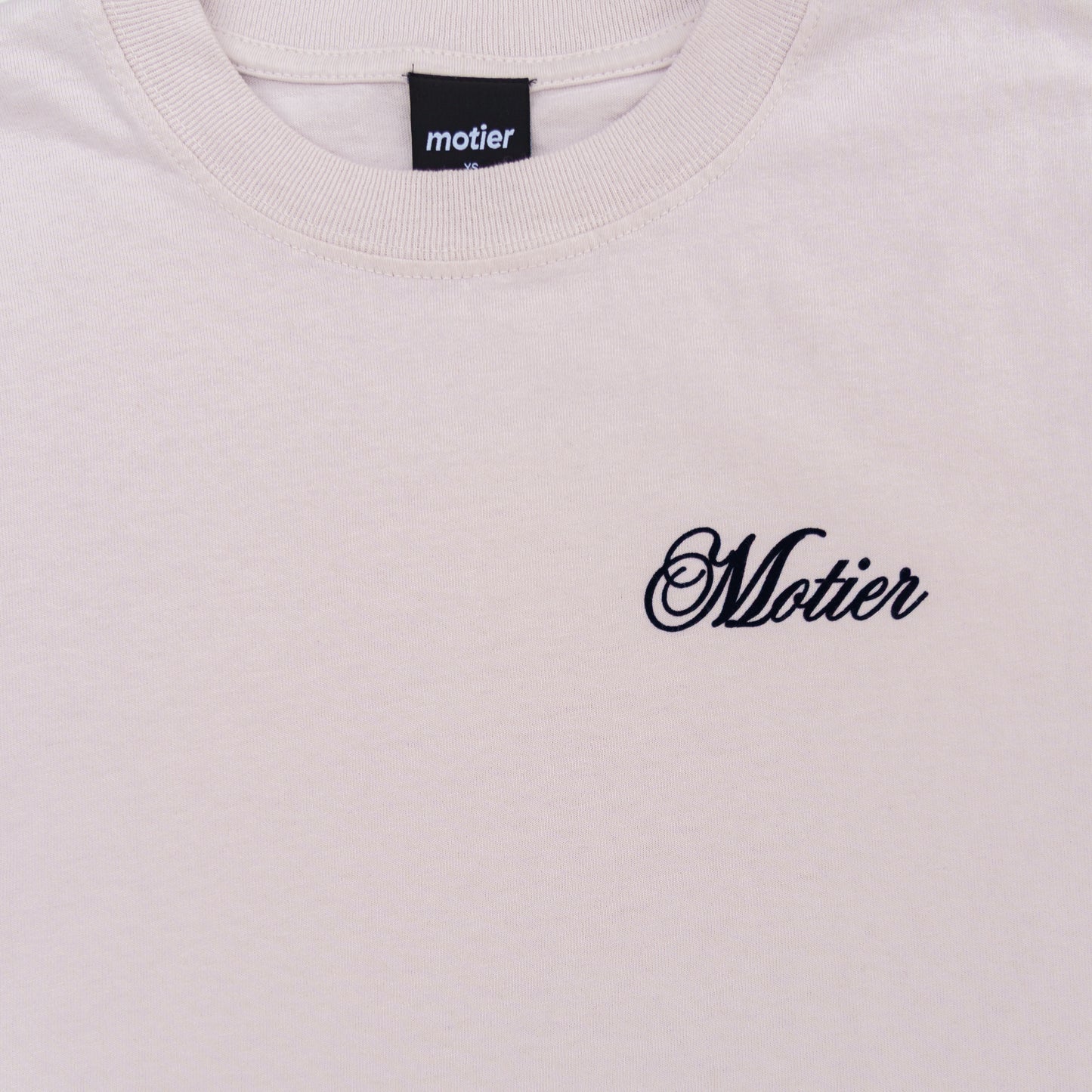 The Grand Script Luxe Tee (Nimbus Cloud)
