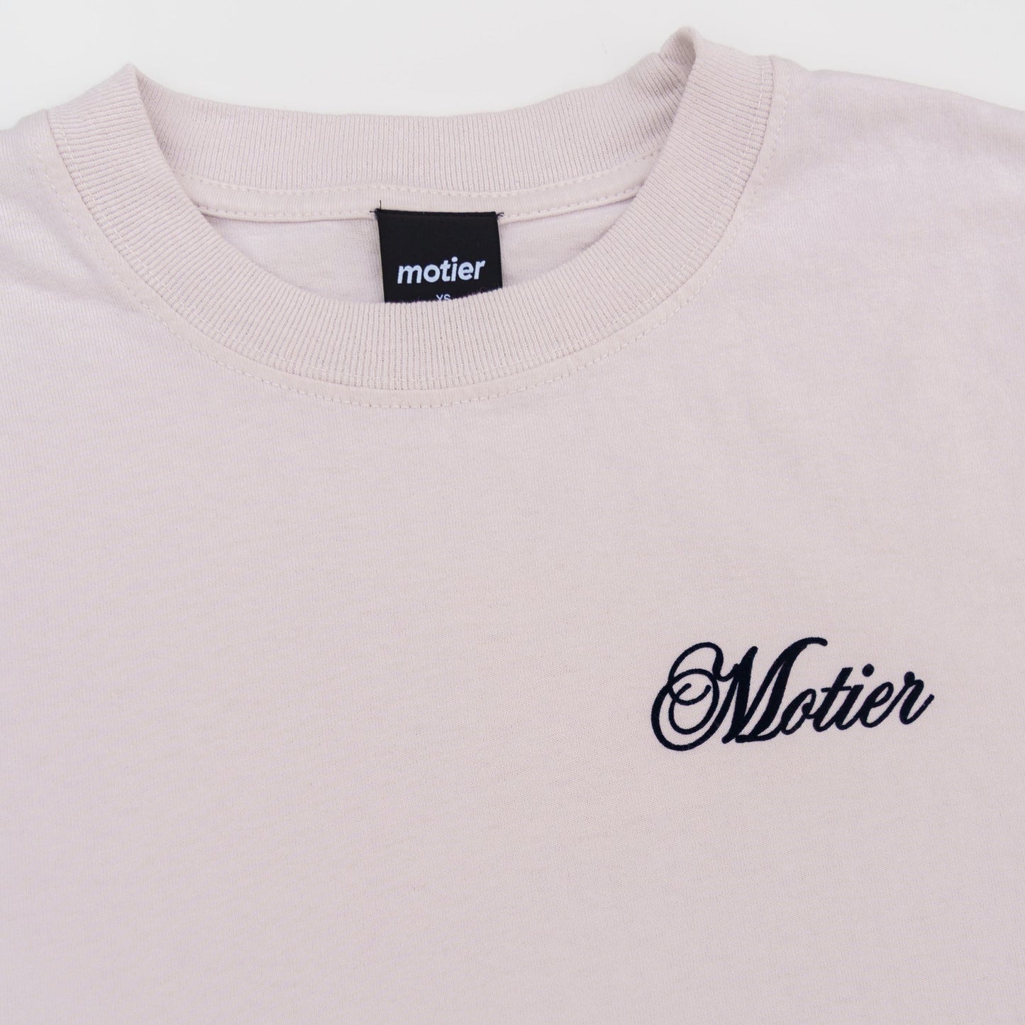 The Grand Script Luxe Tee (Nimbus Cloud)