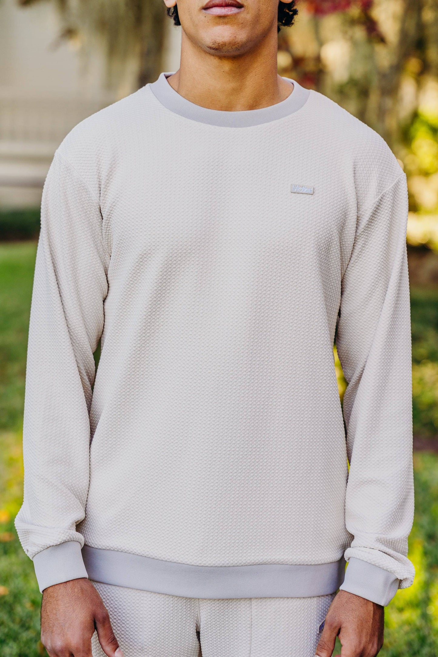 The CloudKnit Crewneck (Moonbeam) - Motier Lafayette