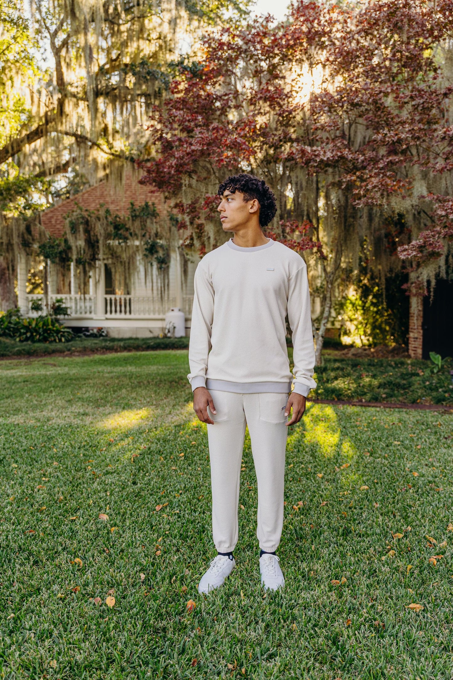 The CloudKnit Crewneck (Moonbeam) - Motier Lafayette