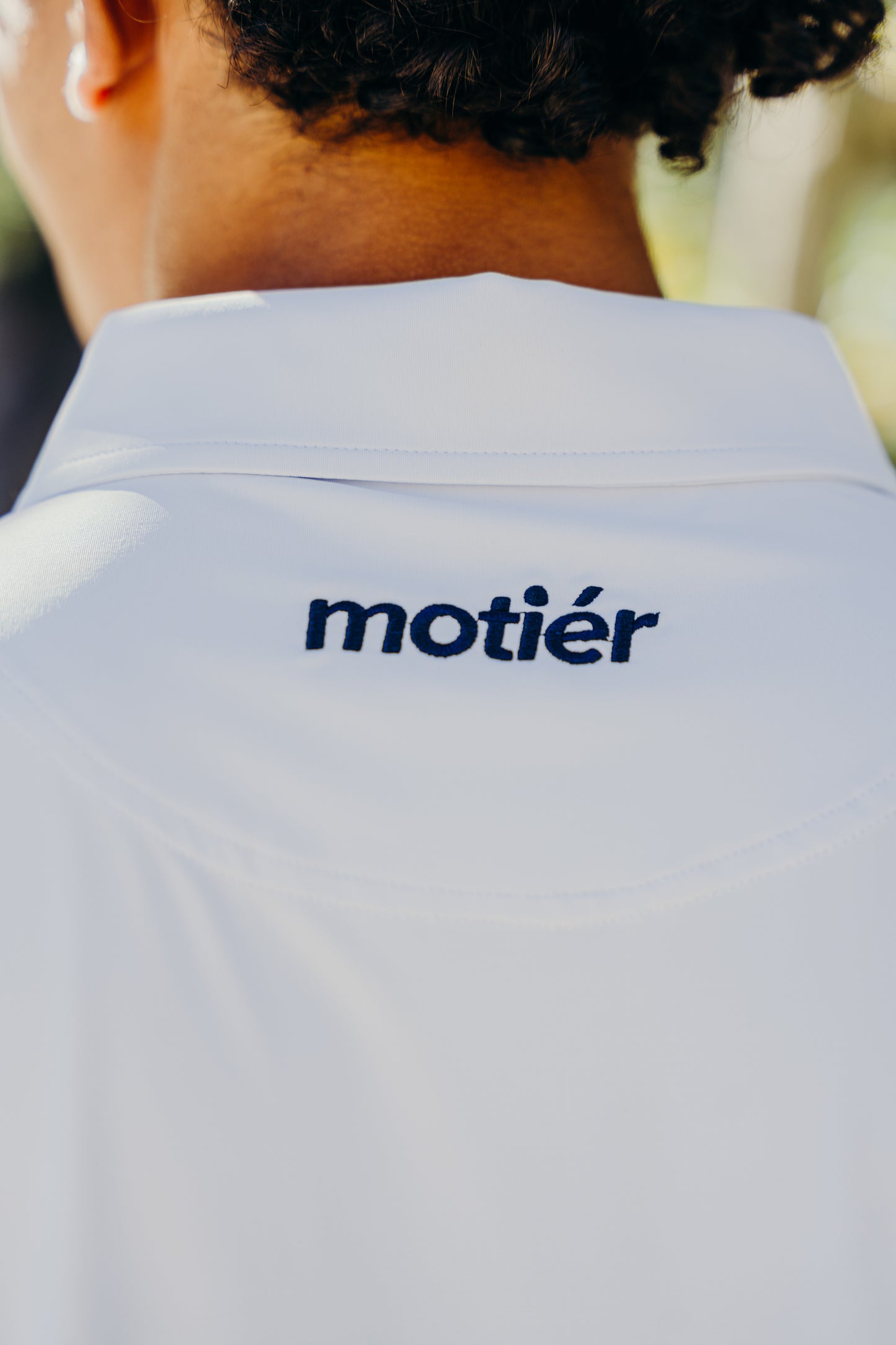 The Motier Tour Golf Polo (White)