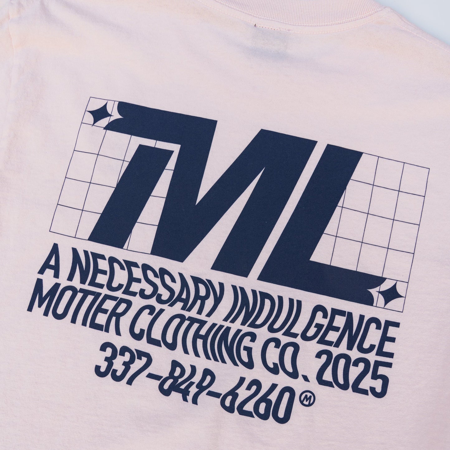 The Necessary Indulgence Luxe Tee (Orchid Ice) - Motier Lafayette