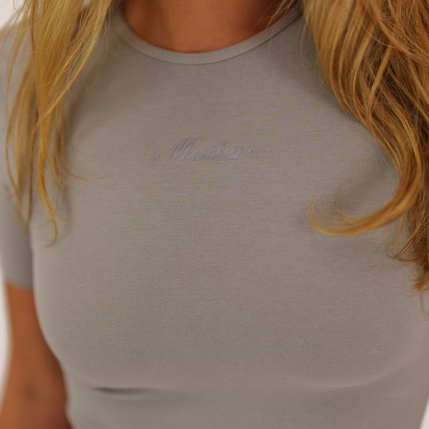 The Core Script Crop (Silver Mist)