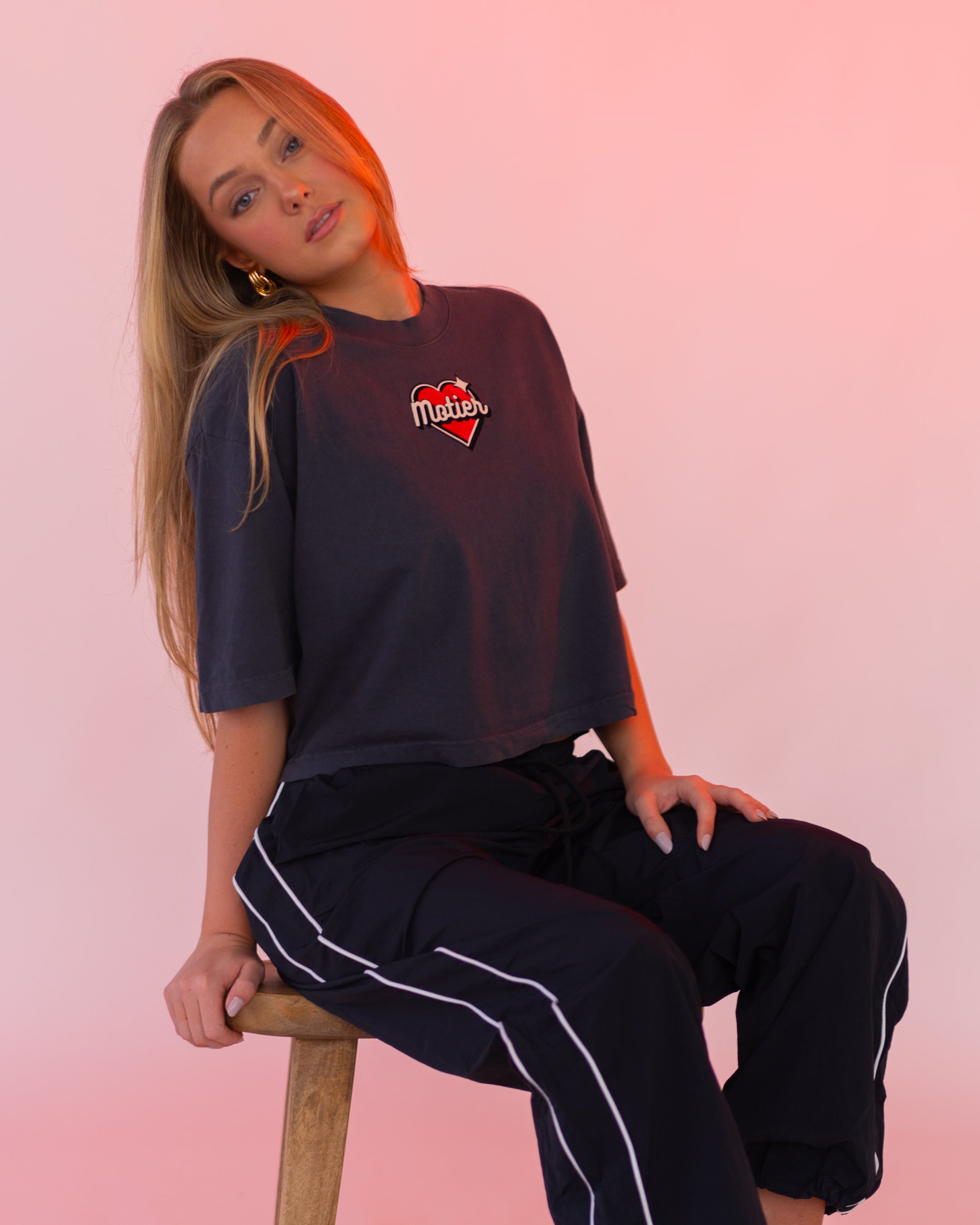 The Velora Contrast Windbreaker Pants (Black) - Motier Lafayette