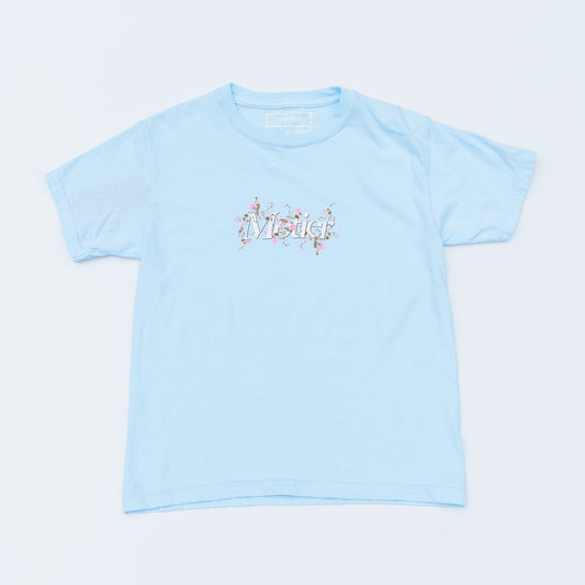 Motier Vines Youth Tee (Baby Blue)
