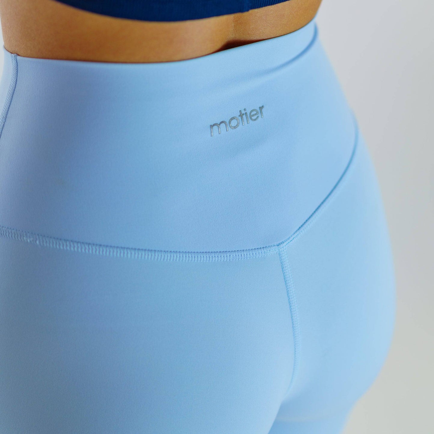 Nyx Luxe Biker Shorts (Baby Blue)