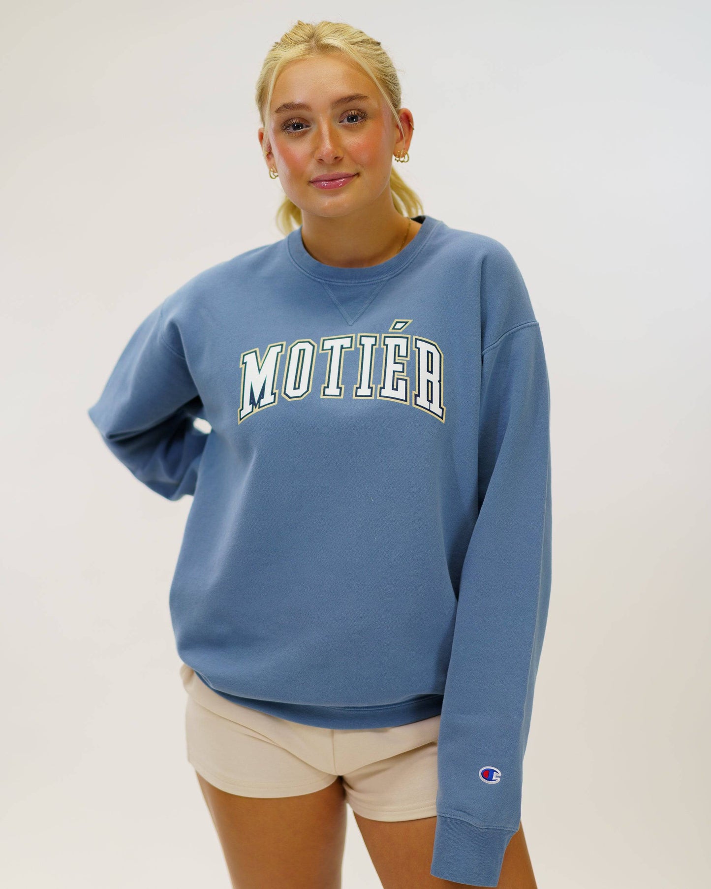 The University Garment Dyed Crewneck (Skyway)
