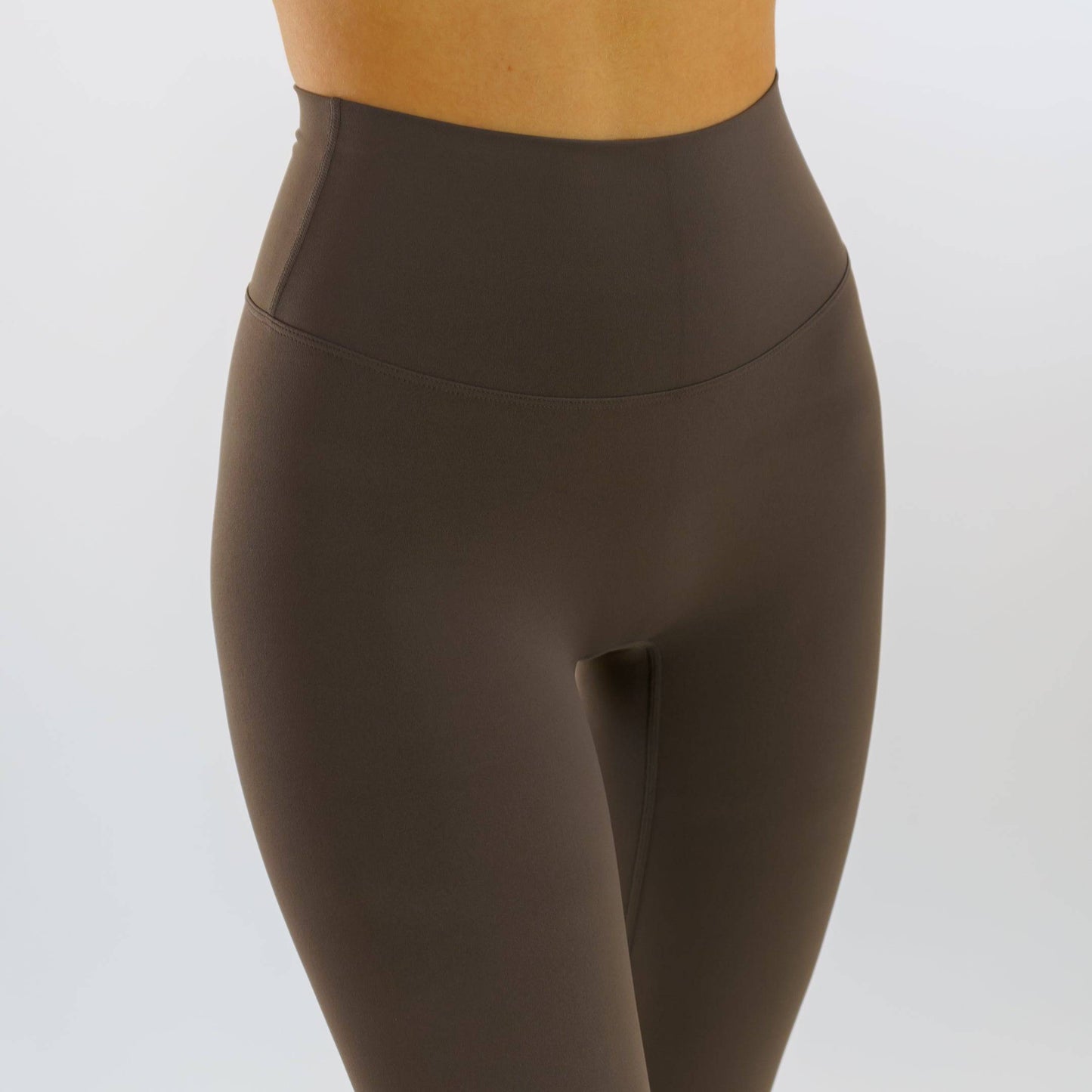 Lycra Seamless Highwaist Leggings (Brushed Nickel)