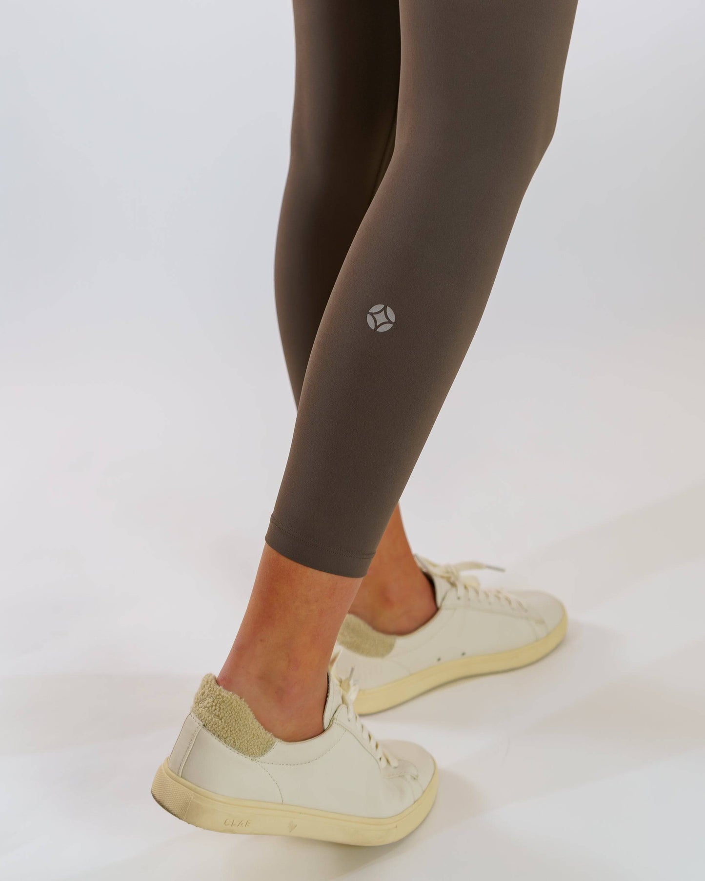 Lycra Seamless Highwaist Leggings (Brushed Nickel)