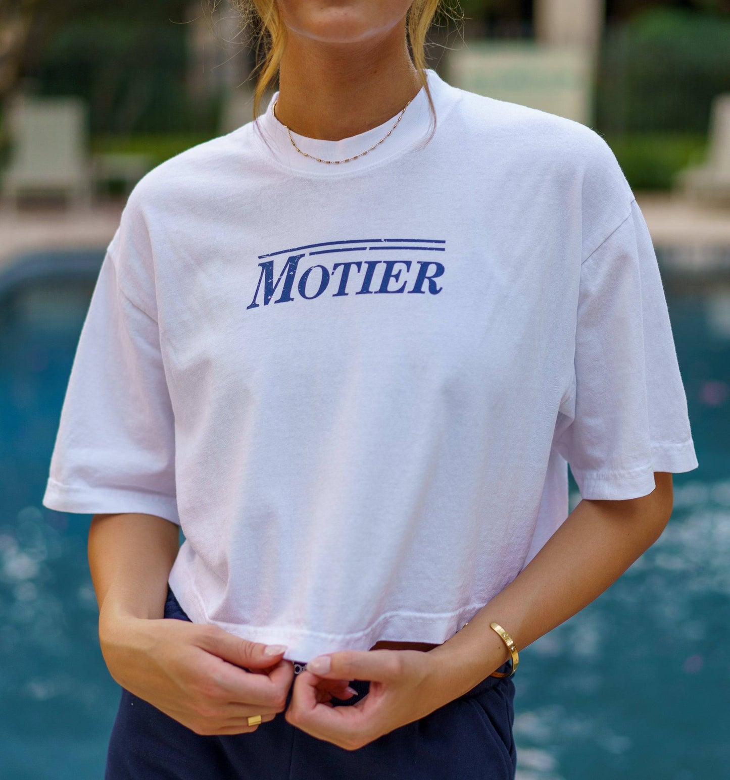 The Century Luxe Crop (White)
