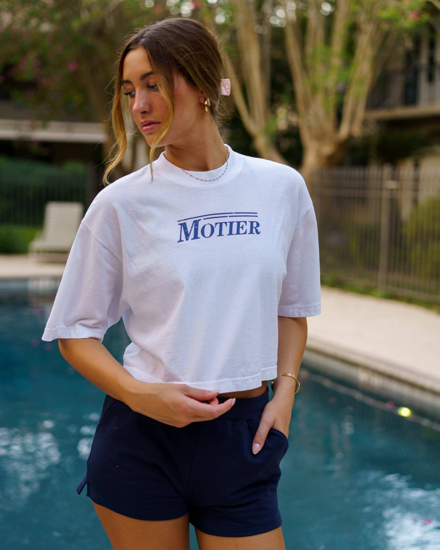 The Century Luxe Crop (White)