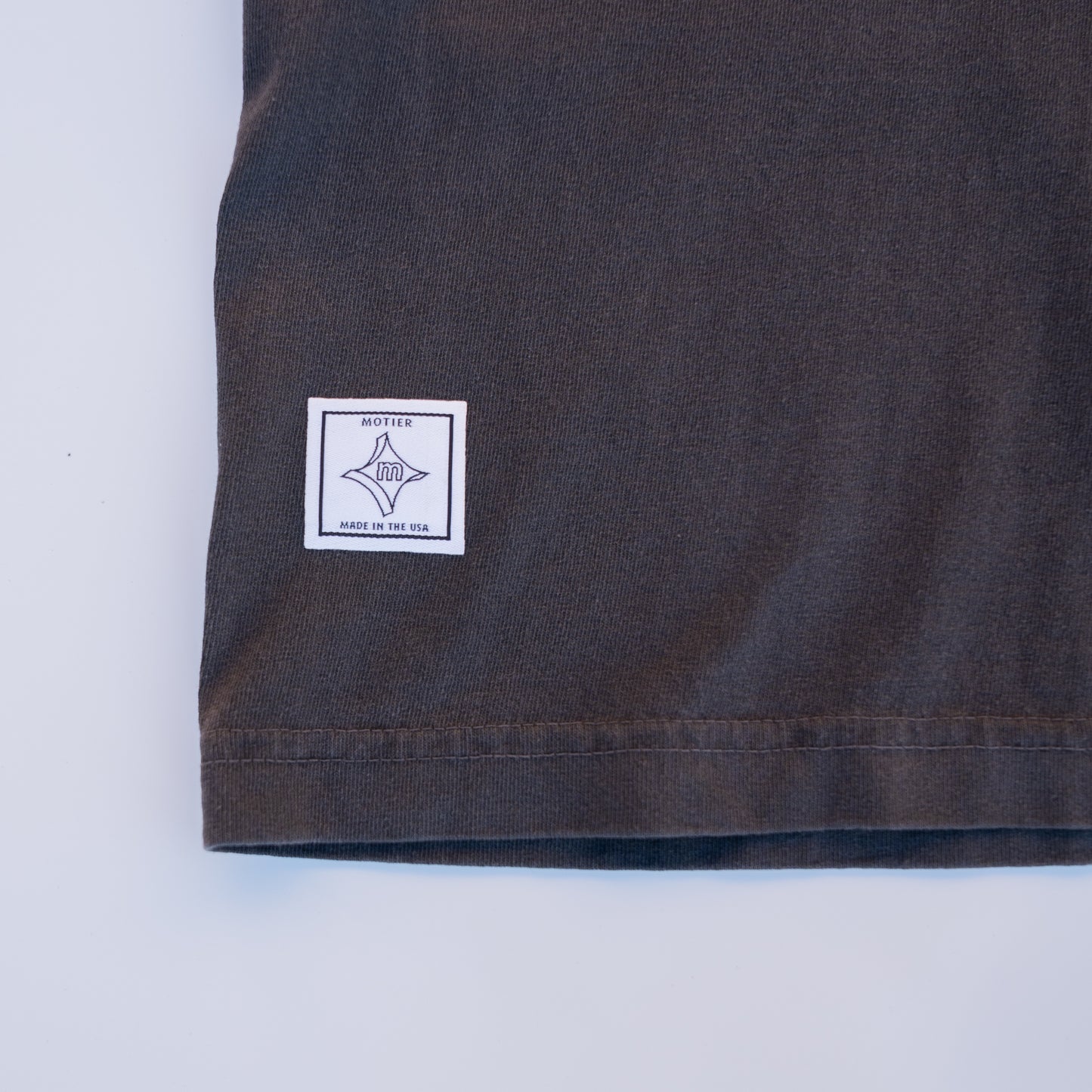 The Offset Chrome Tee (Graphite)