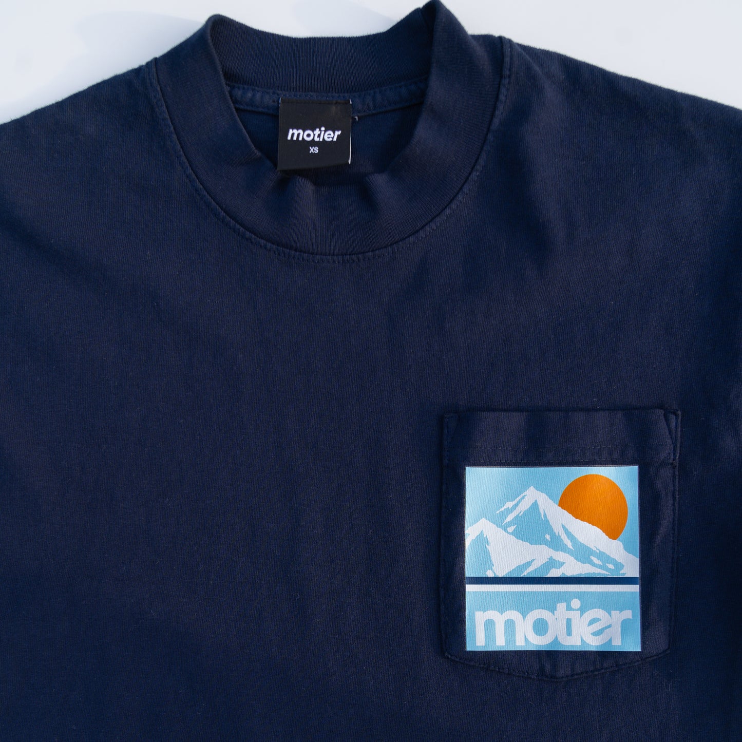 The Expedition Luxe S/S Pocket Tee (Navy) - Motier Lafayette