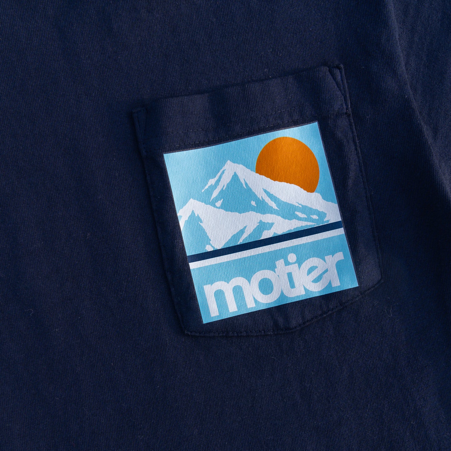 The Expedition Luxe S/S Pocket Tee (Navy) - Motier Lafayette