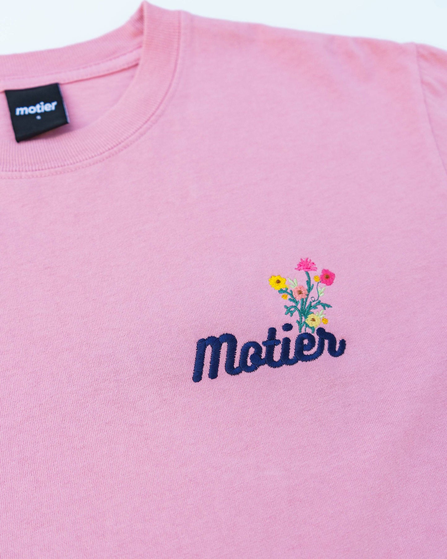 The Floral Luxe Tee (Coral)
