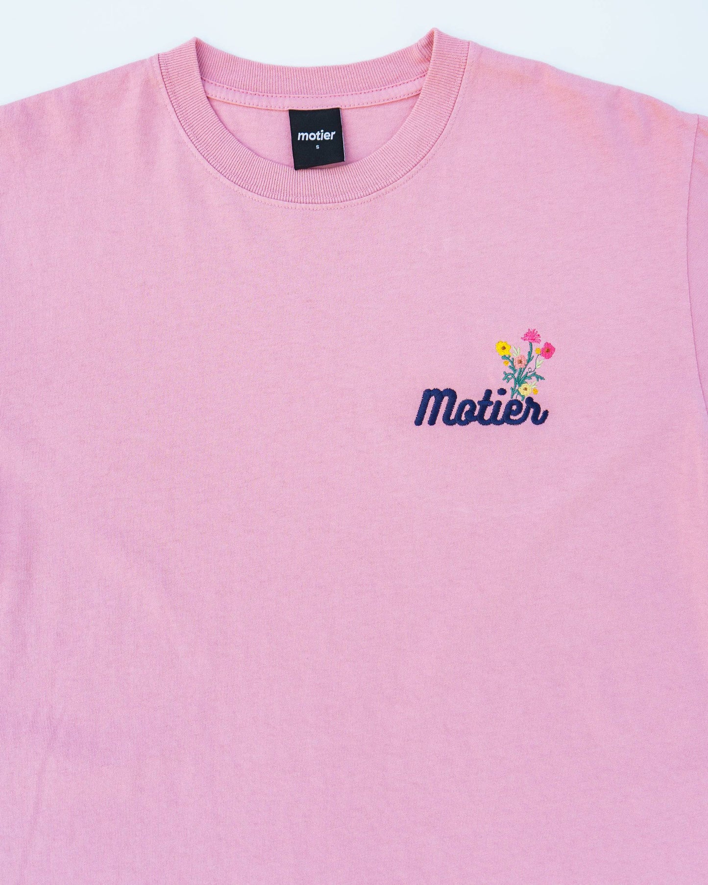 The Floral Luxe Tee (Coral)