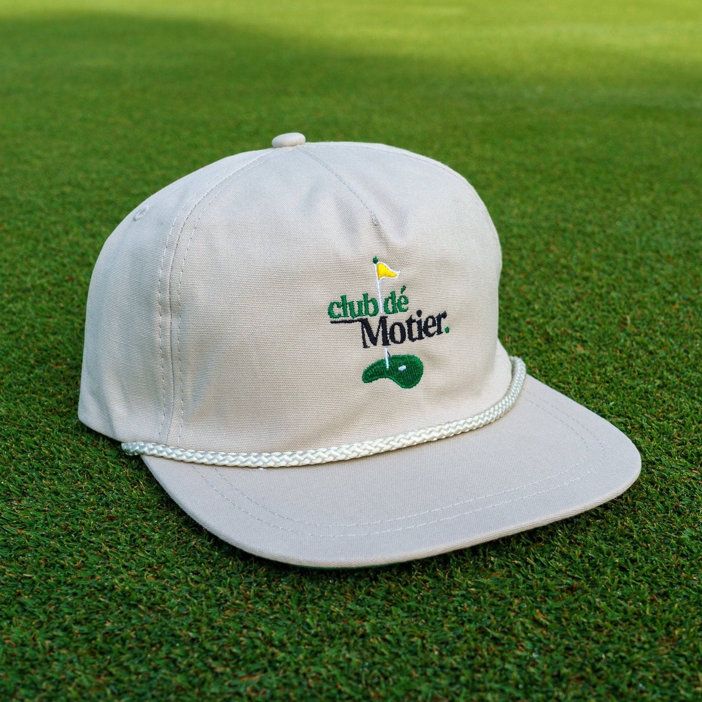 The Club de Motier Roped Snapback (Tan)