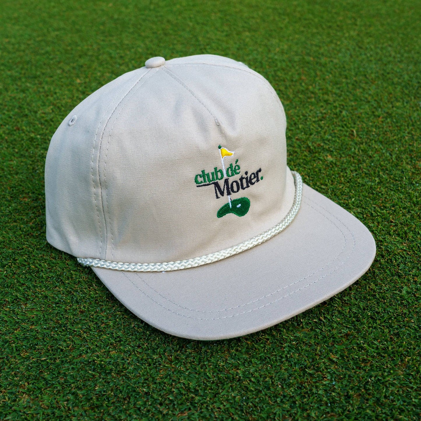 The Club de Motier Roped Snapback (Tan)