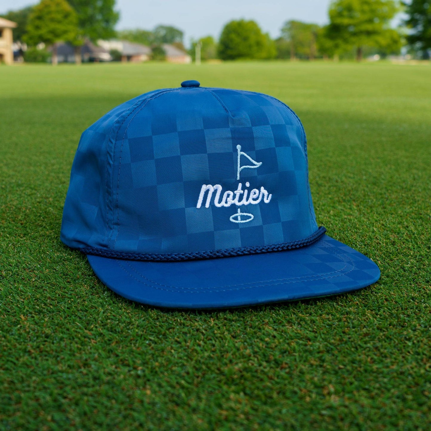 The Pin Roped Snapback (Navy)