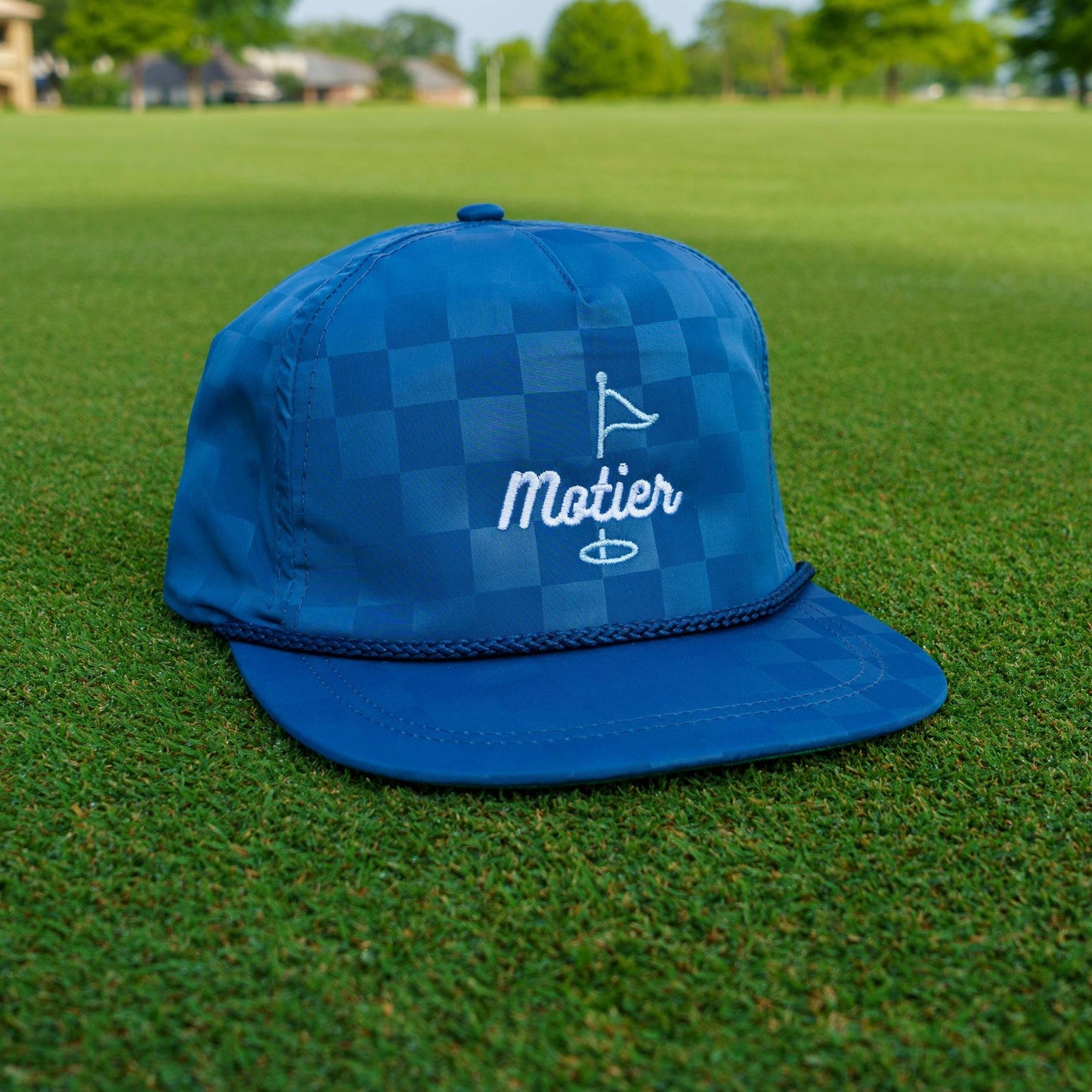 The Pin Roped Snapback (Navy)