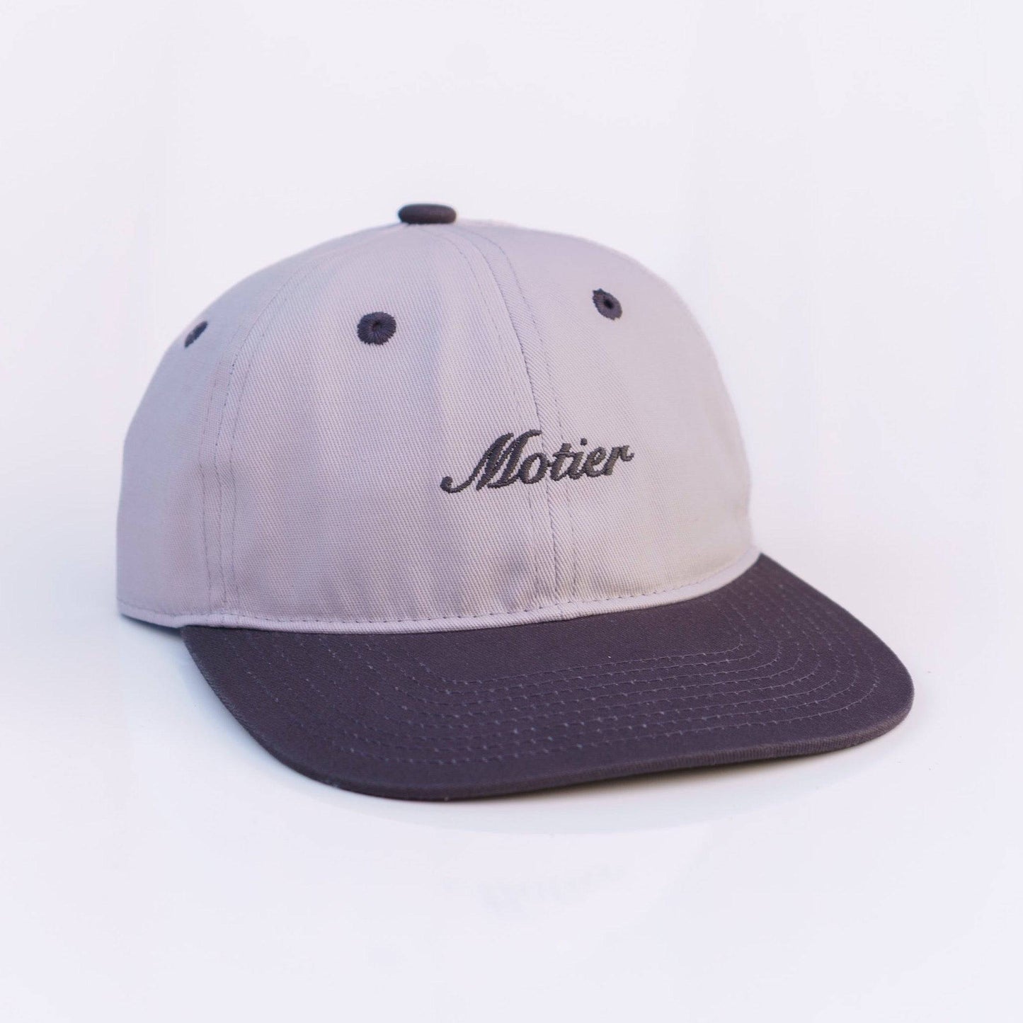 The Two Tone Script Strapback (Asphalt/Grey)