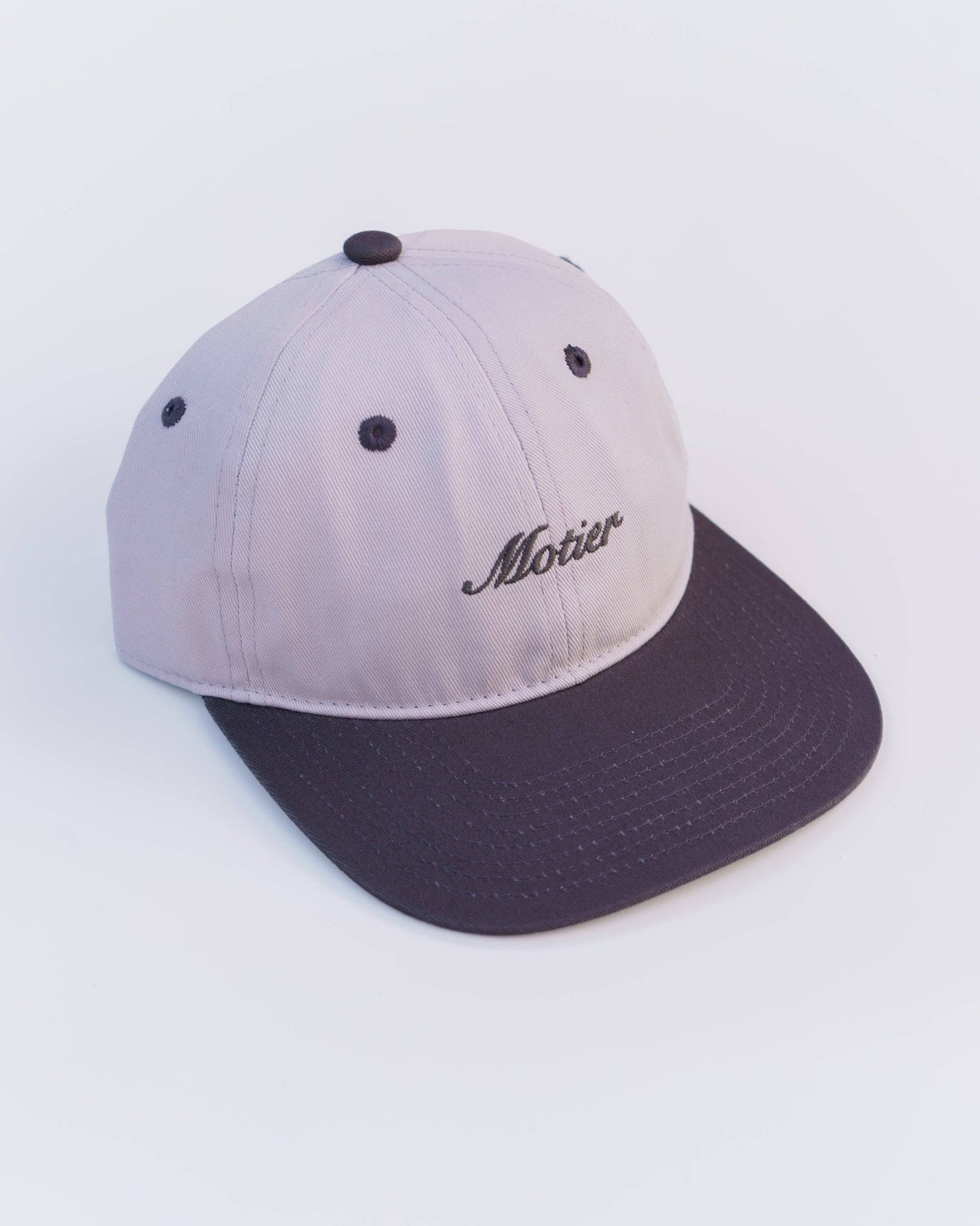 The Two Tone Script Strapback (Asphalt/Grey)