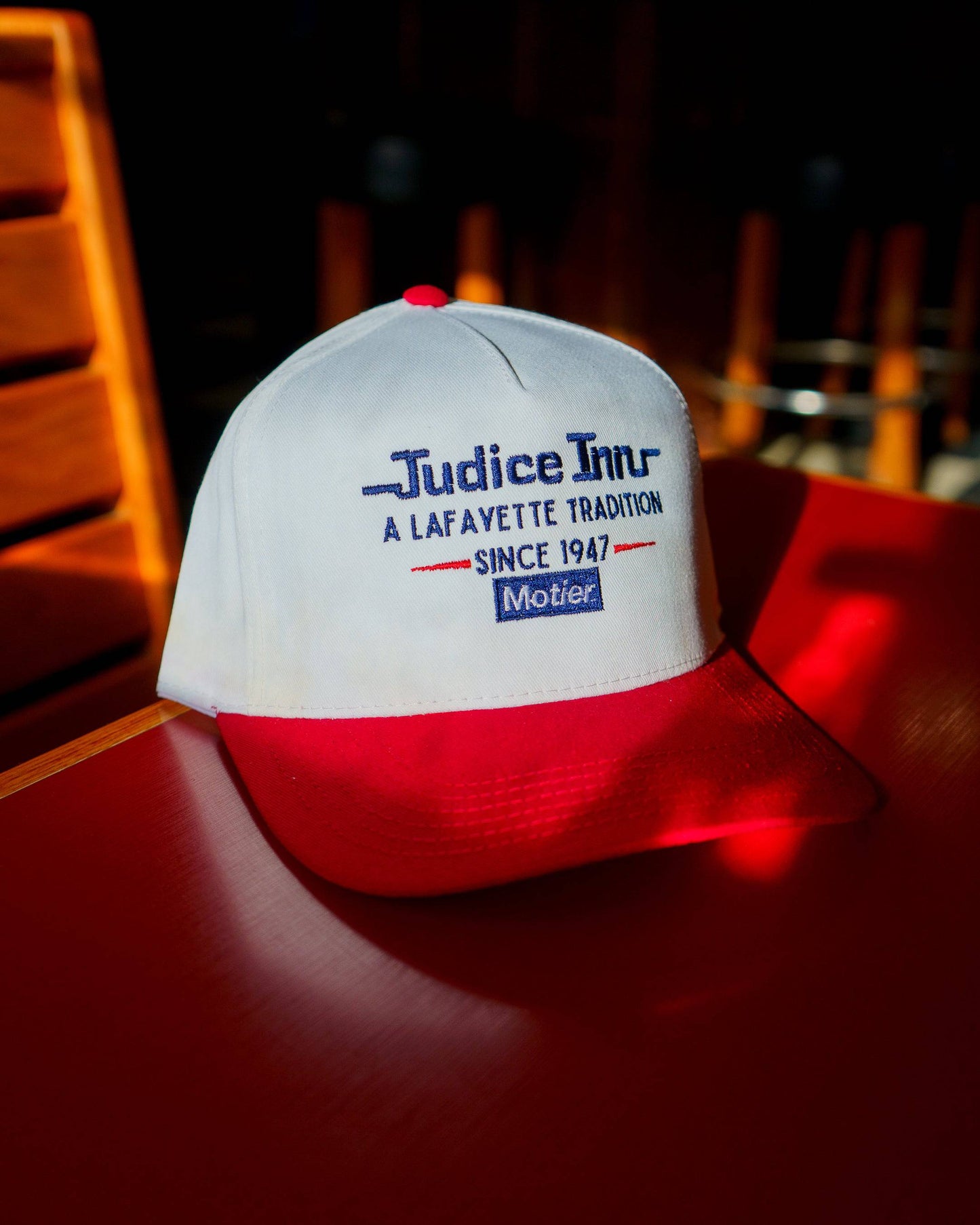 The Judice Retro Snapback (Red/White)