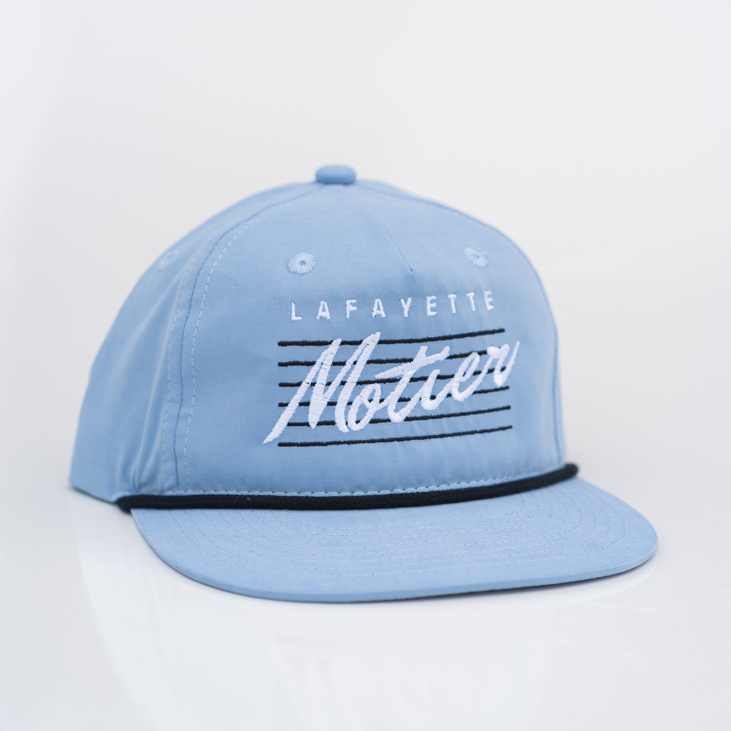 Retro Lafayette Roped Snapback (Glacier Lake) - Motier Lafayette