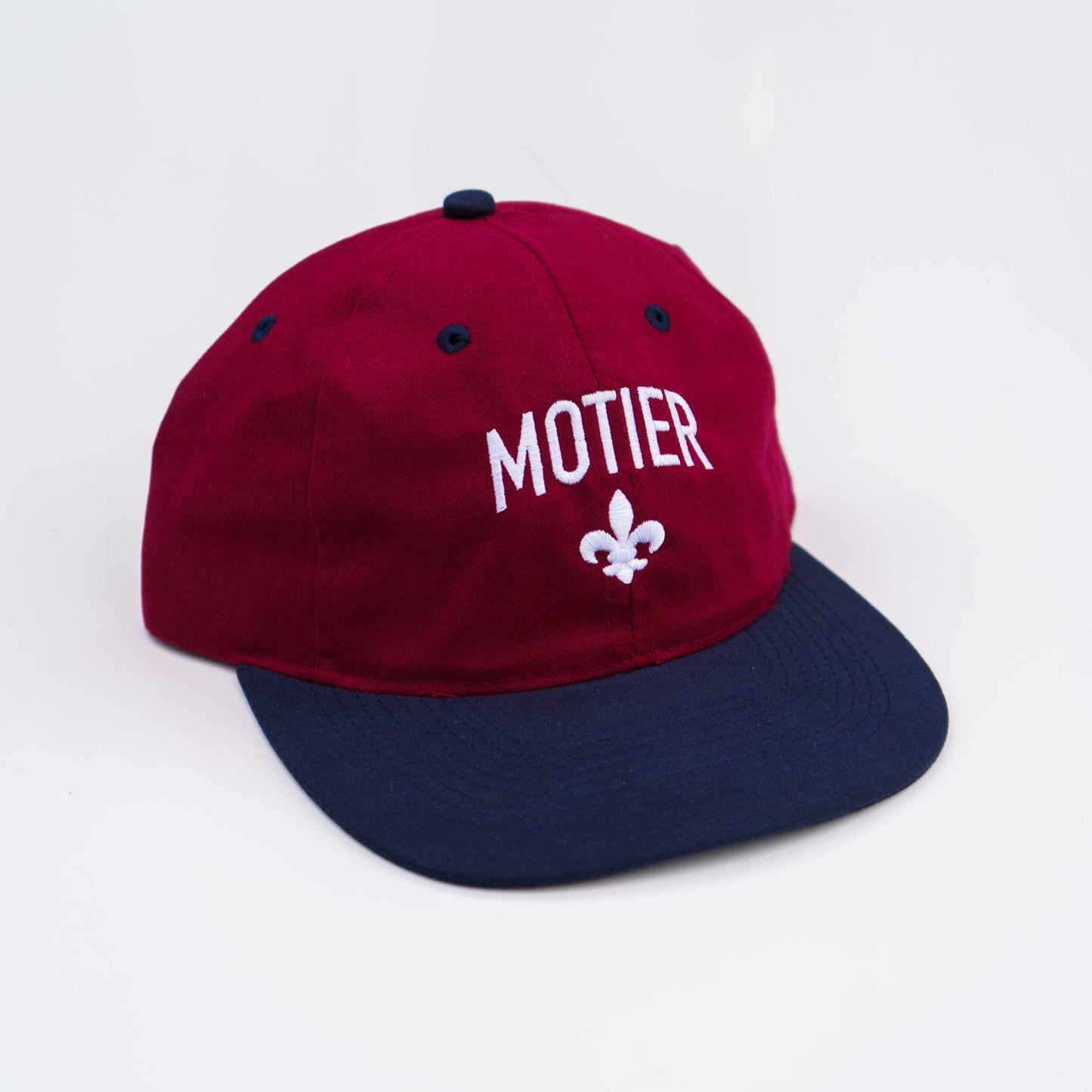 Fleur De Lis Strapback (Maroon/Navy)