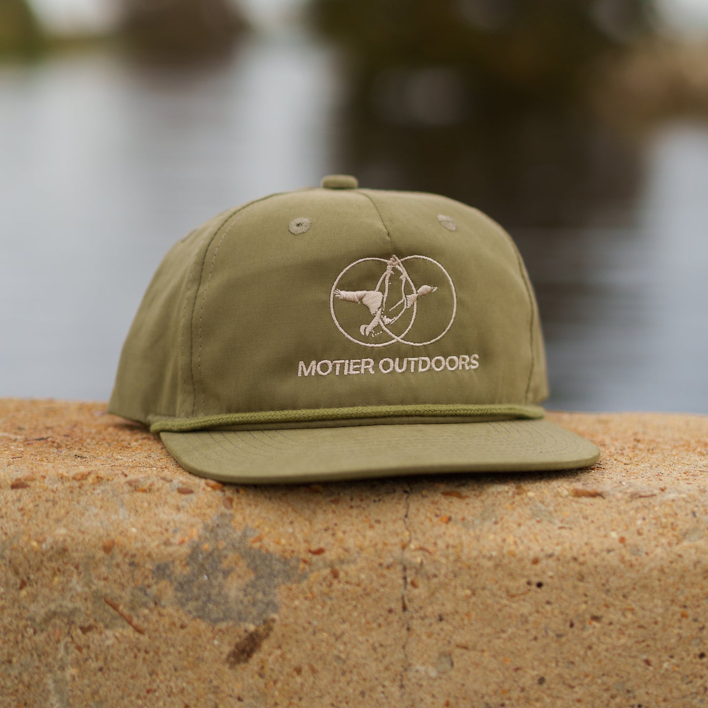 The Outdoors Foam Trucker Hat (Brown)