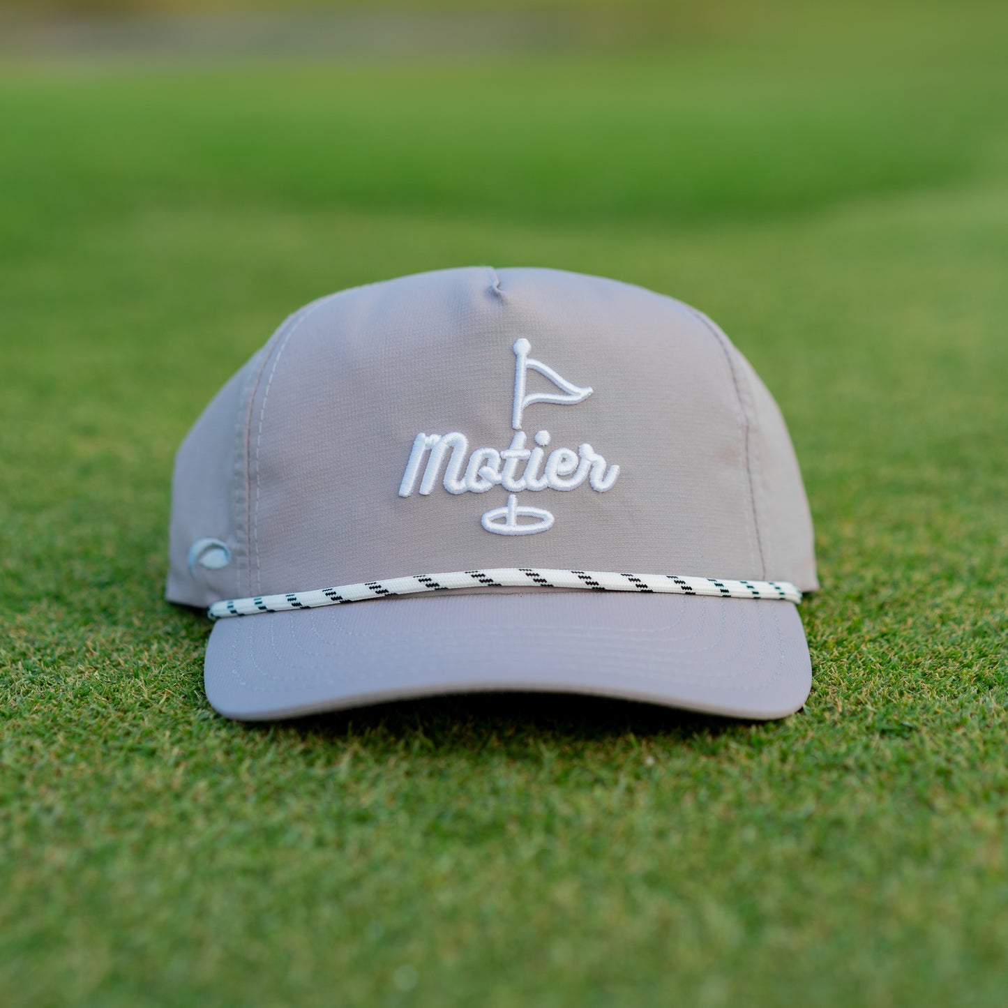 The Pin Roped Performance Snapback (Grey)