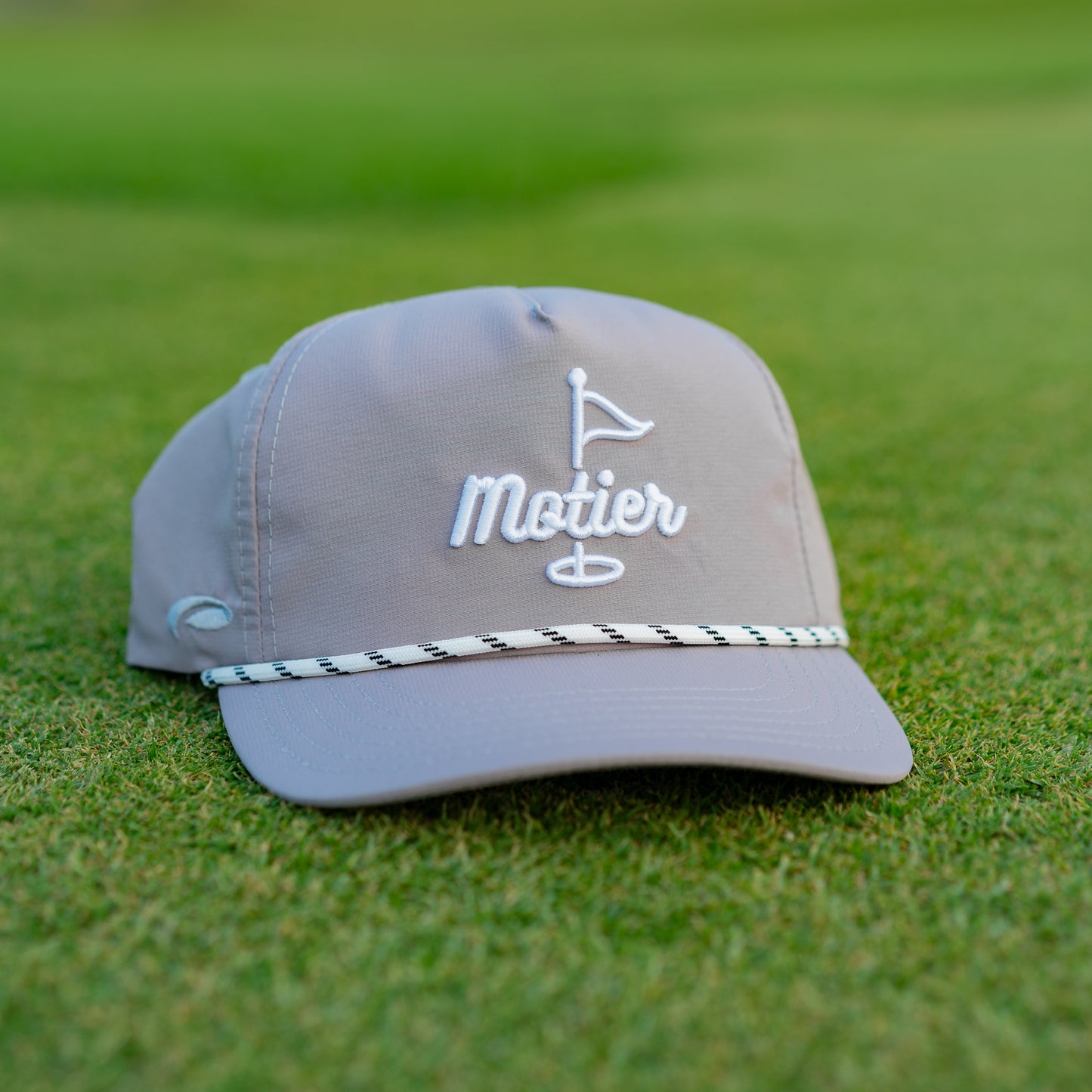The Pin Roped Performance Snapback (Grey)