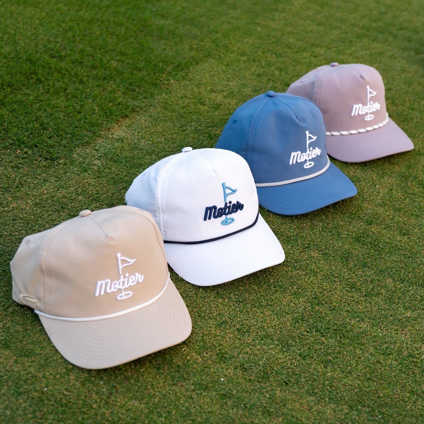 The Pin Roped Performance Snapback (Grey)