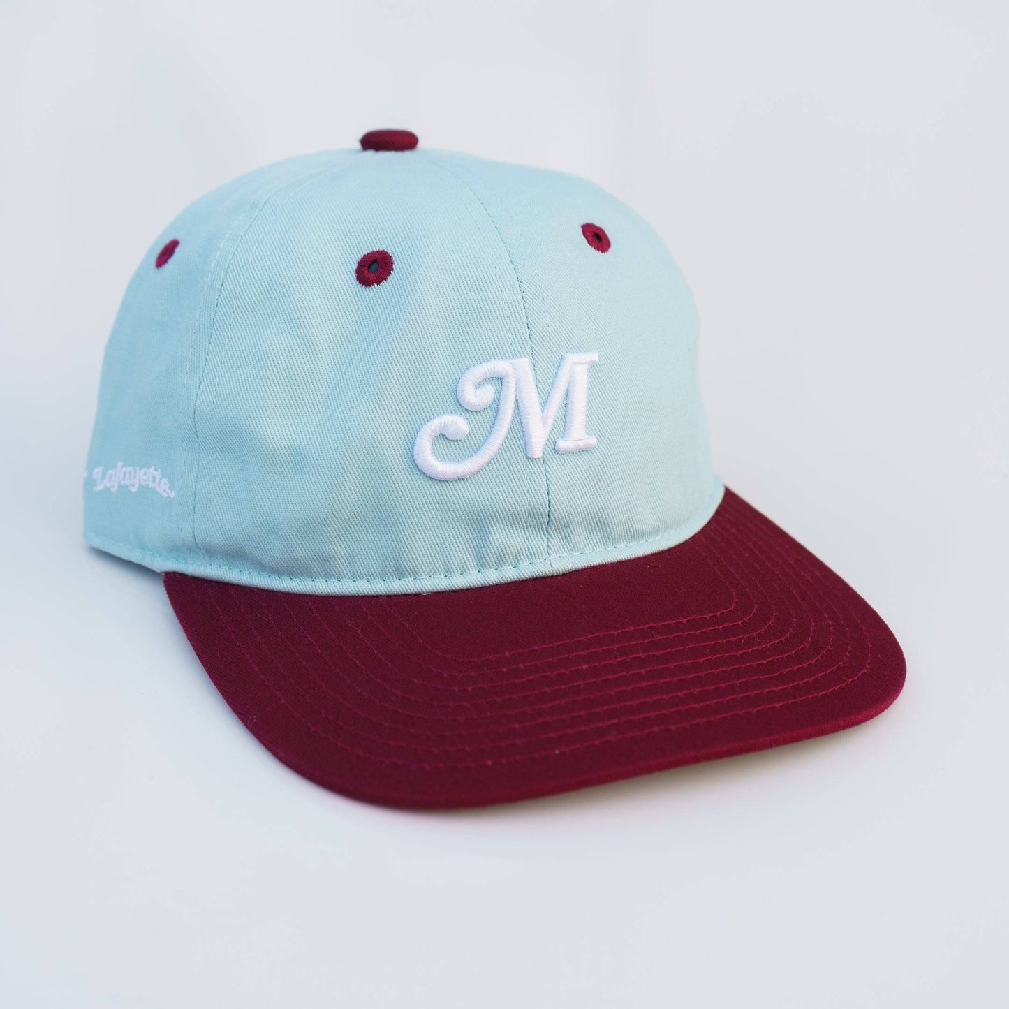 The Two Tone M Script Strapback (Philly) - Motier Lafayette