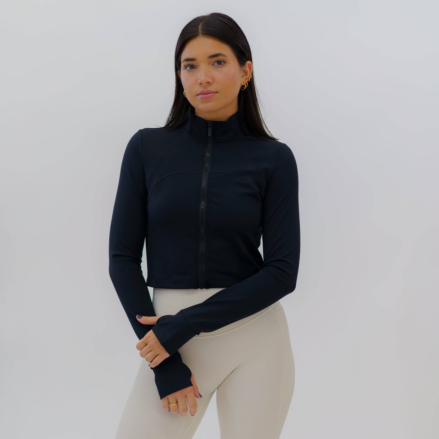 Ribbed Contour Highwaist Leggings (Ivory)