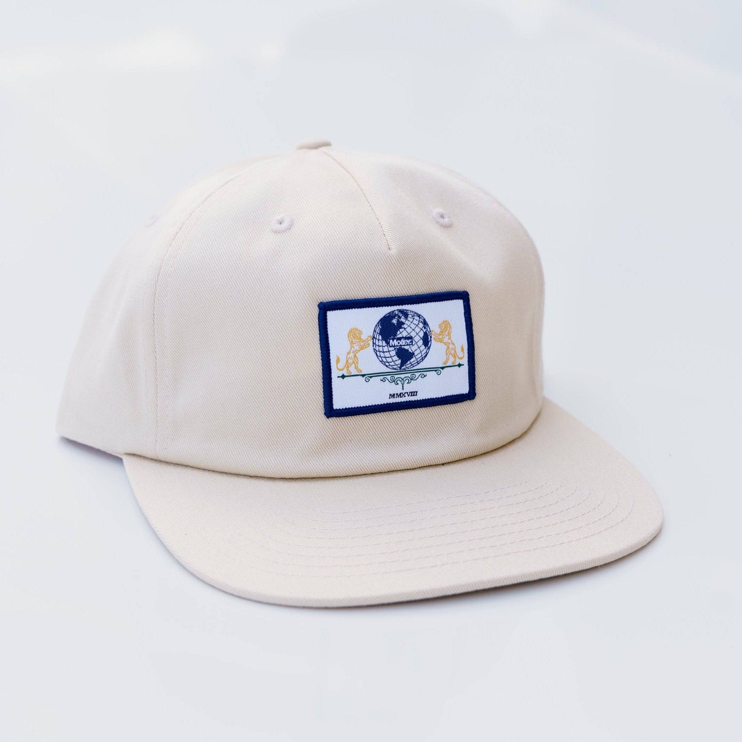 Infamous Logo Leather Strapback (Light Tan)