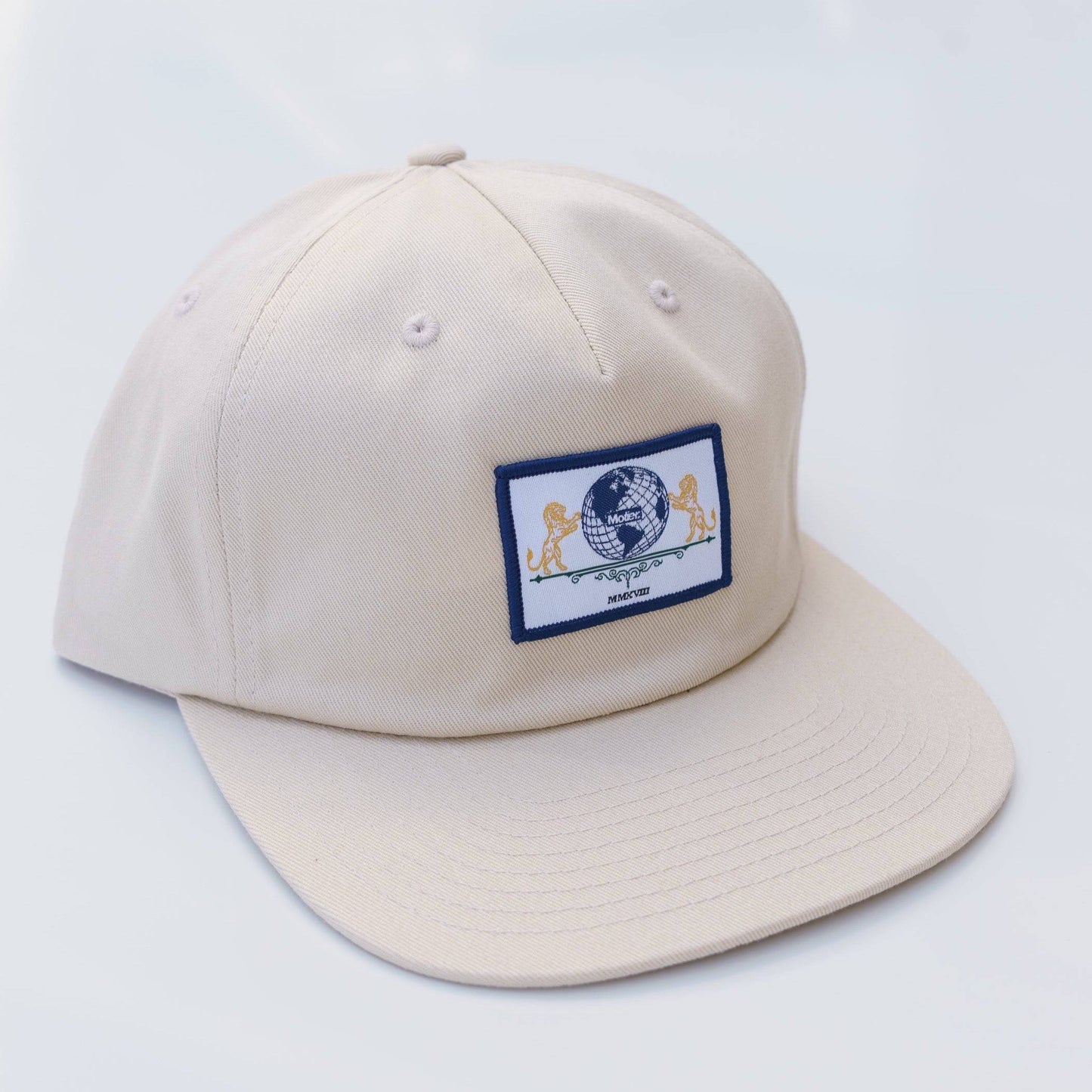 Infamous Logo Leather Strapback (Light Tan)