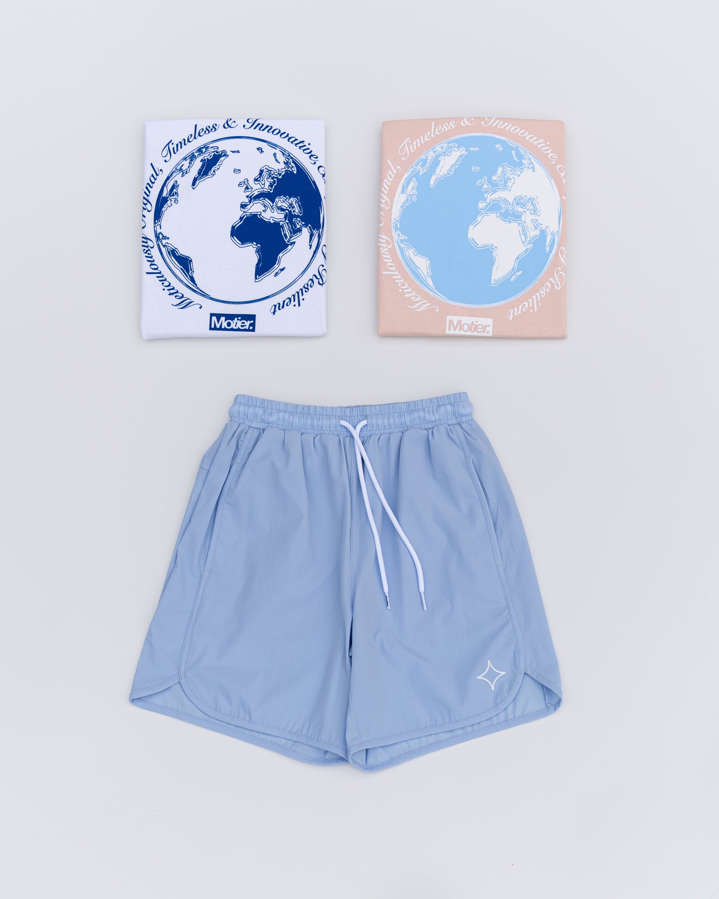 Refined Active Shorts (Pastel Blue)