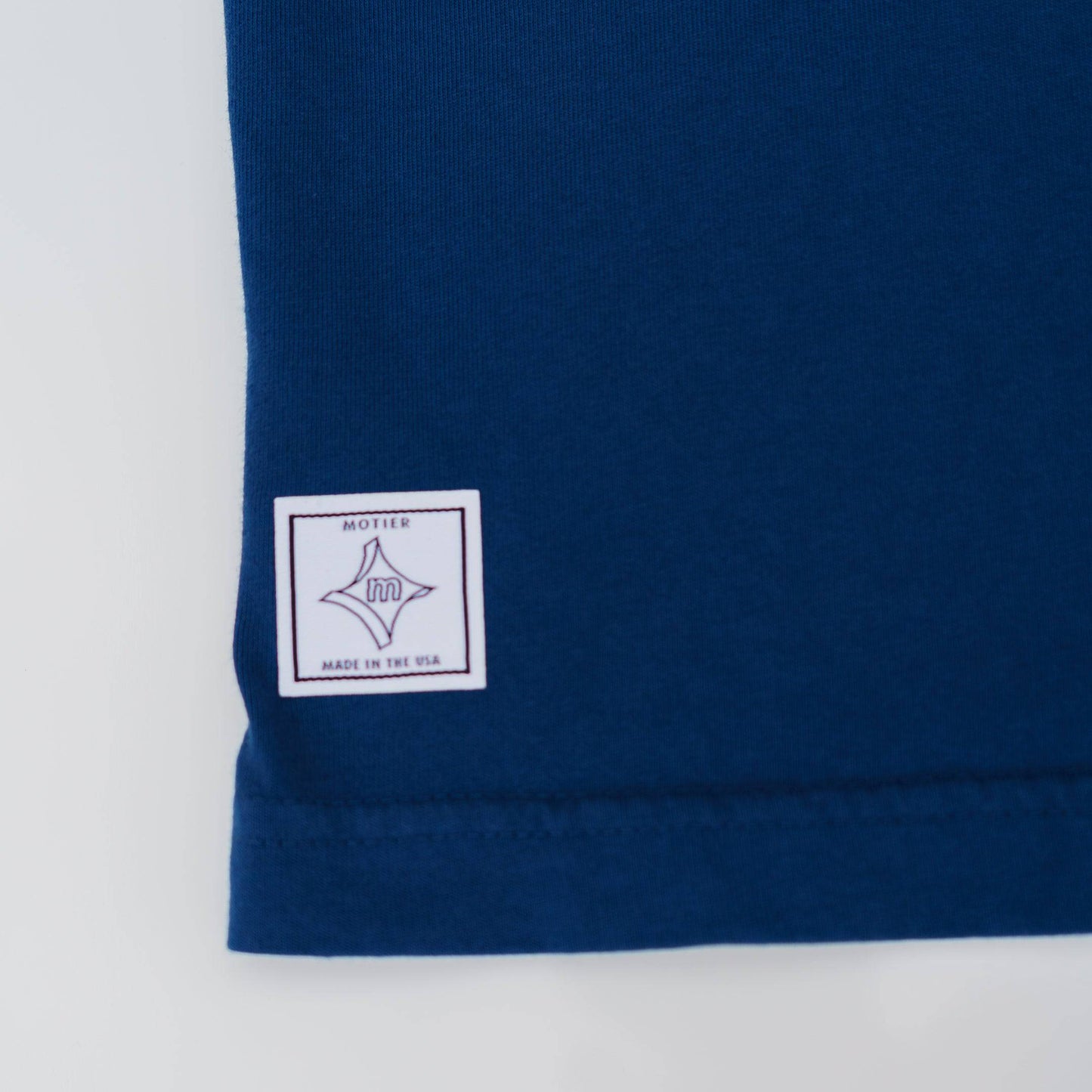The Pinstripe University Luxe Tee (Navy)