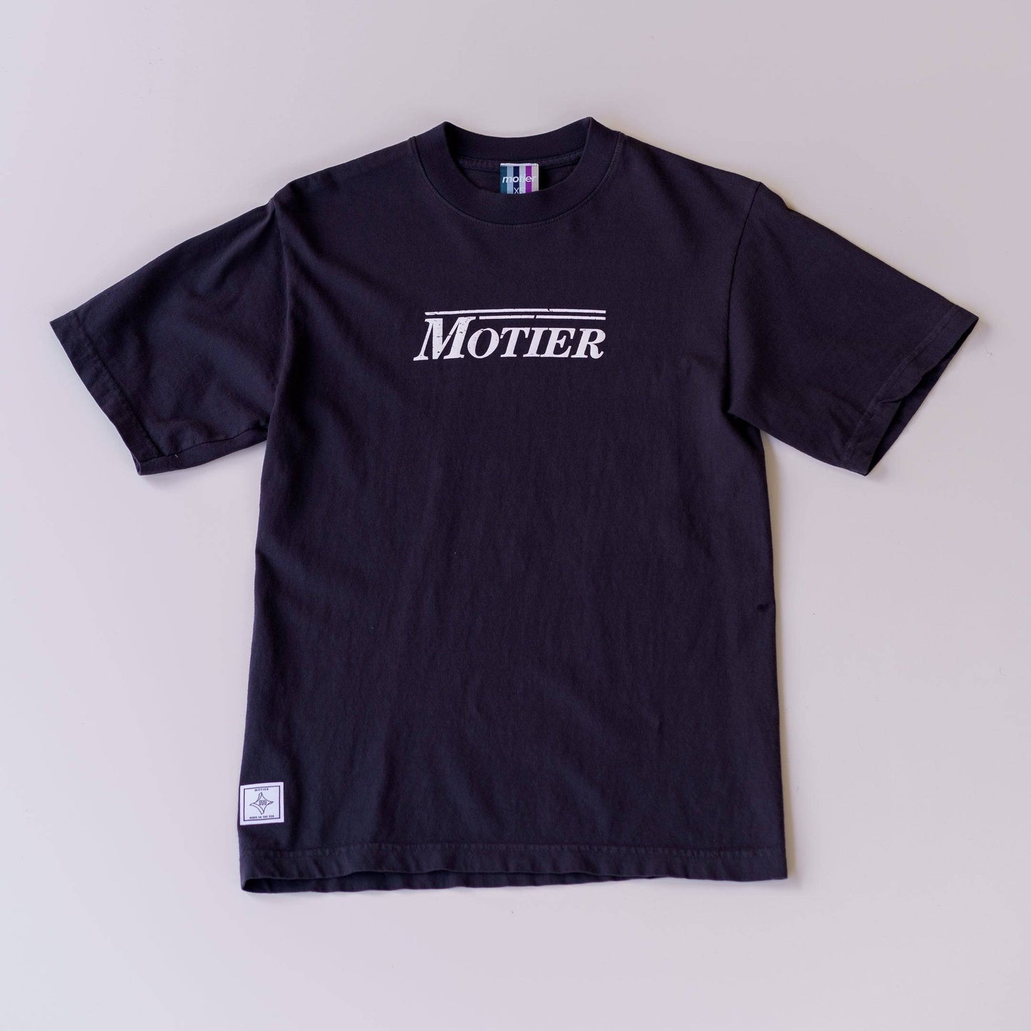 The Century Luxe Tee (Asphalt Blue)